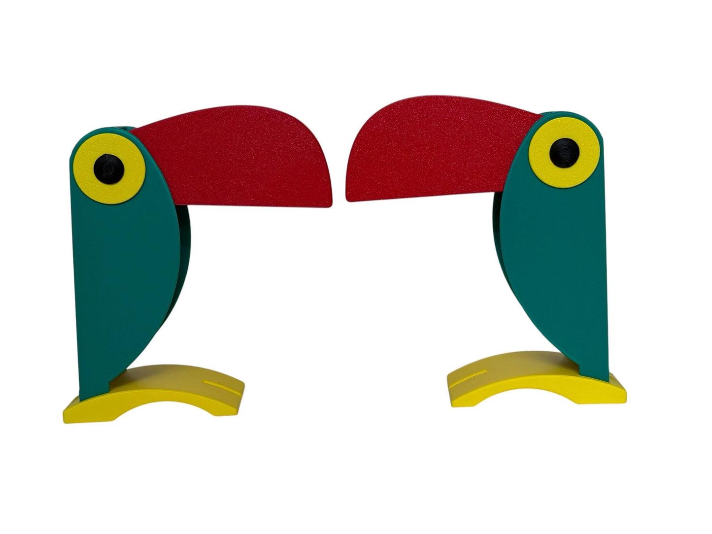 Toucan Desk Lamps, Italy, set 2 Memphis tablelamp designer bird desklamp tucan toekan table lamp bedside design child room playing nursery