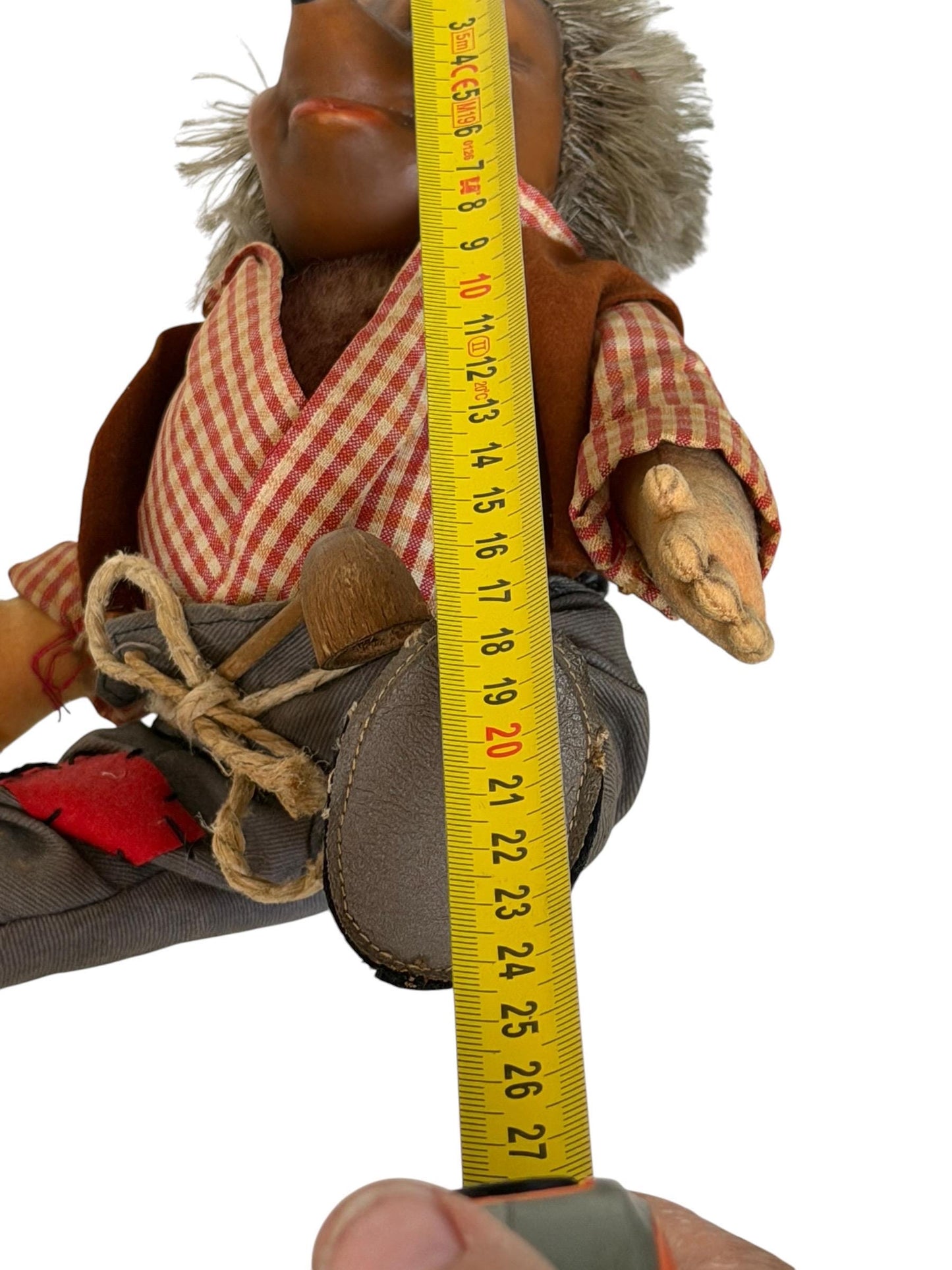 Steiff mecki micki vintage, hedgehog knuffel