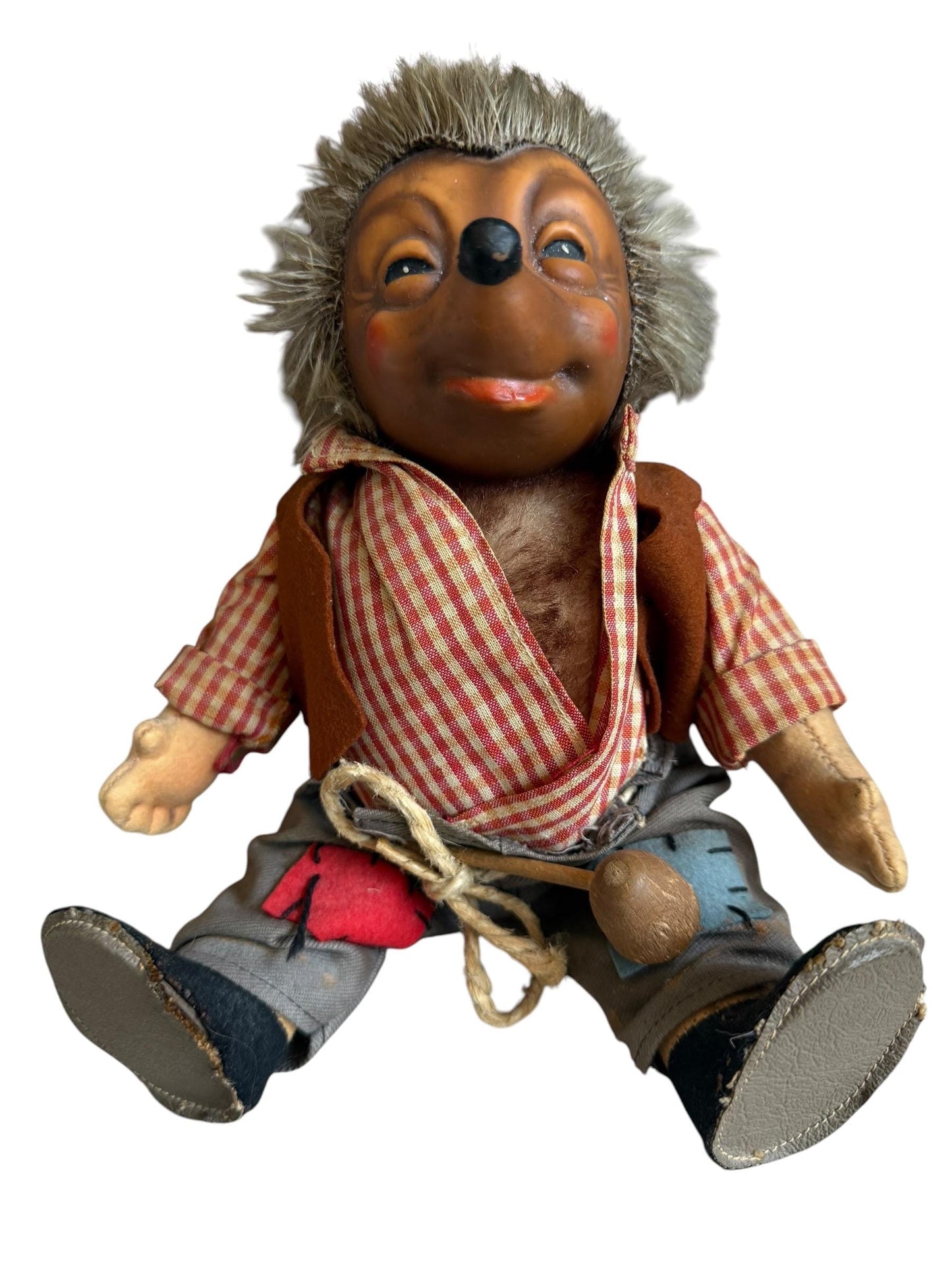 Steiff mecki micki vintage, hedgehog knuffel