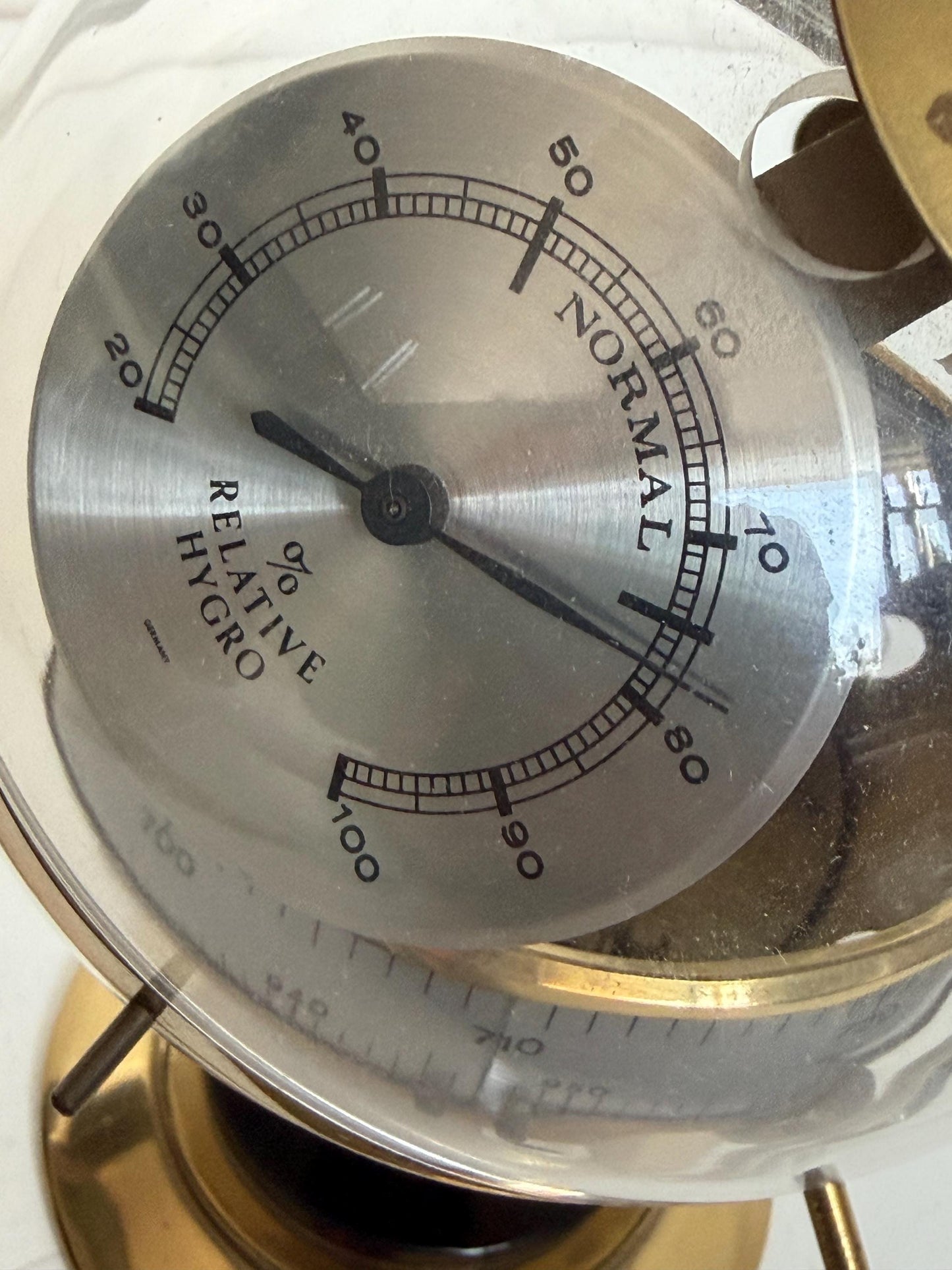 Weather station SPACE AGE SPUTNIK Mid Century German modernism 1950s design Barometer Thermometer Hygrometer design weatherstation