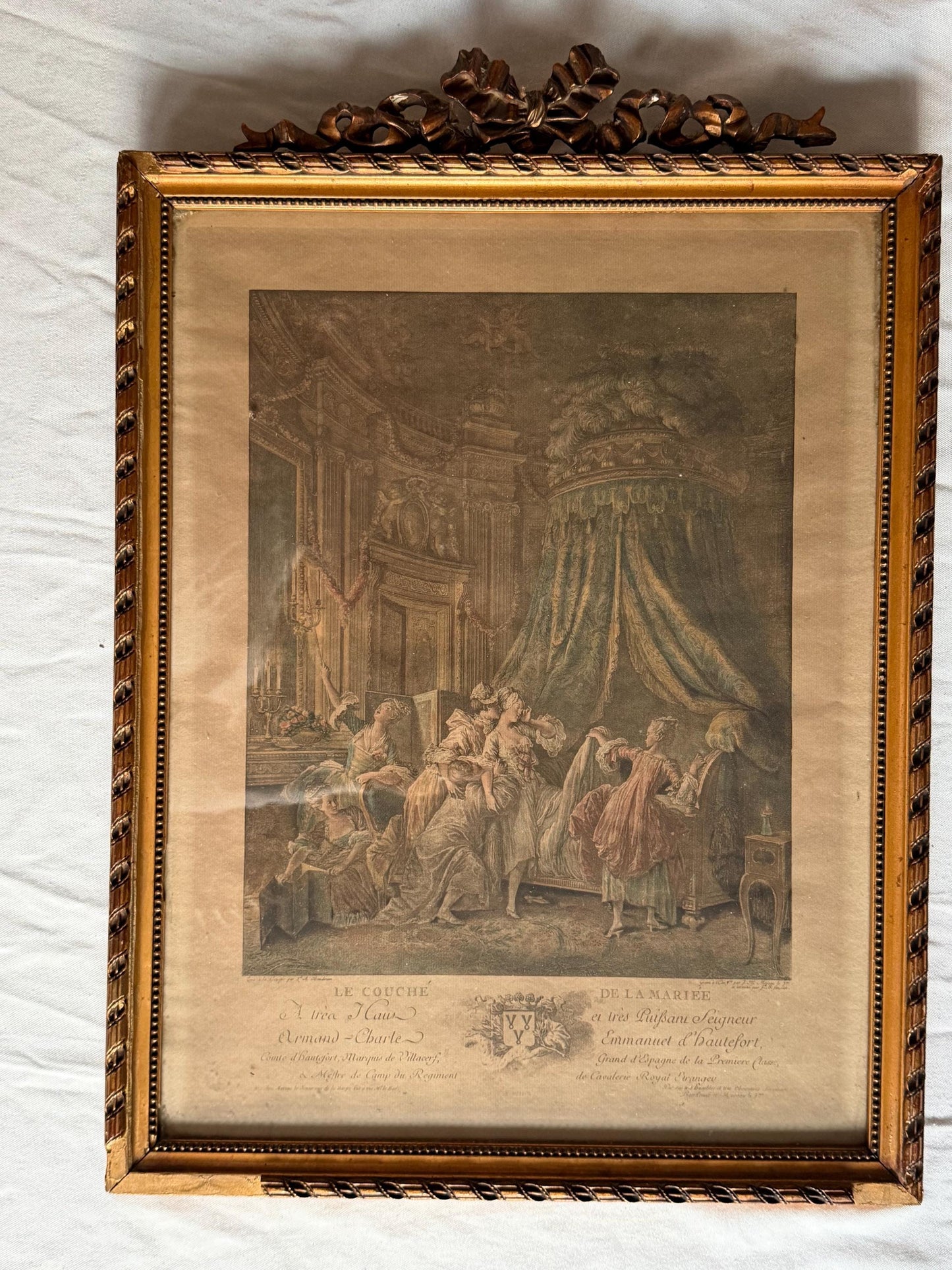 Pair of 18th Century French Rococo Engravings by Nicolas de Launay after Pierre-Antoine Baudouin, painting from ausema dutch art gallery