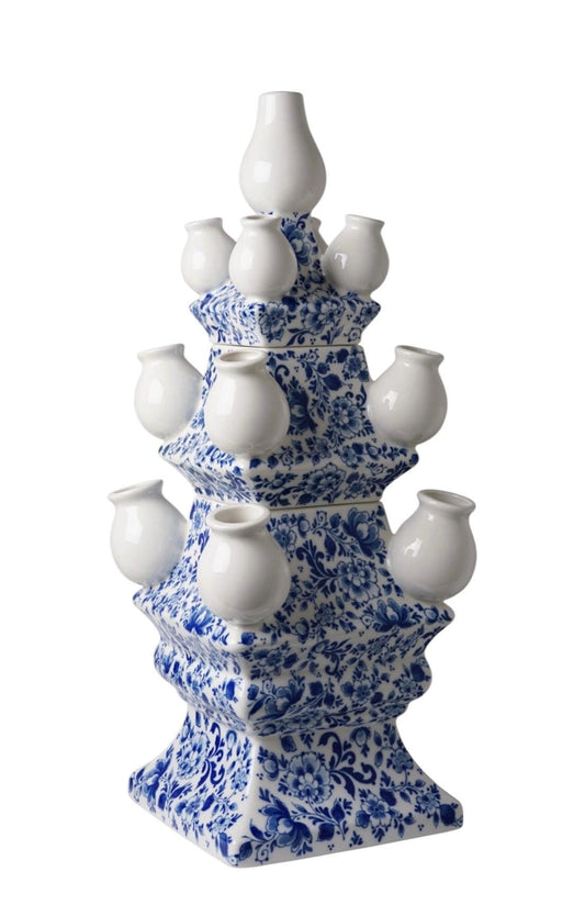 Delft blue Holland Tulip Vase, Dutch, Gallery vase,  vintage, Mint Condition Ceramic