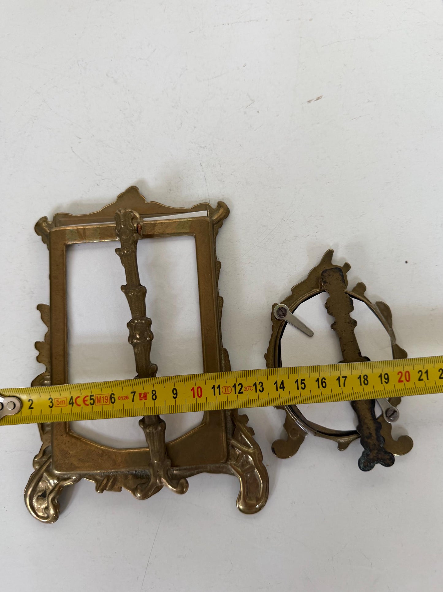 A set of 2 antique photo lists. habsburger antiques Austrian baroque photoframes. austria 19th, or small painting frames