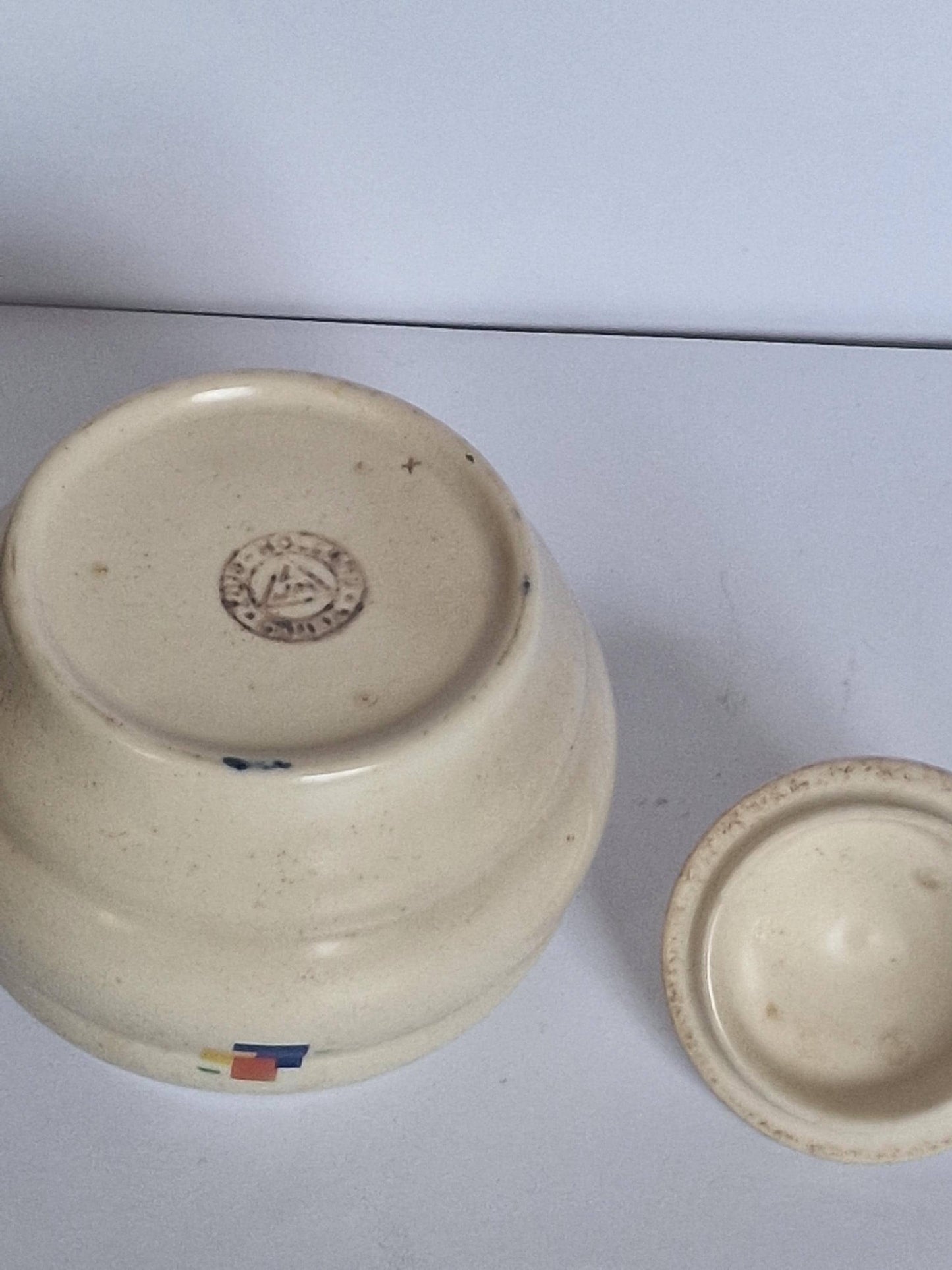Dutch plateel mondriaan jar antique 1910s