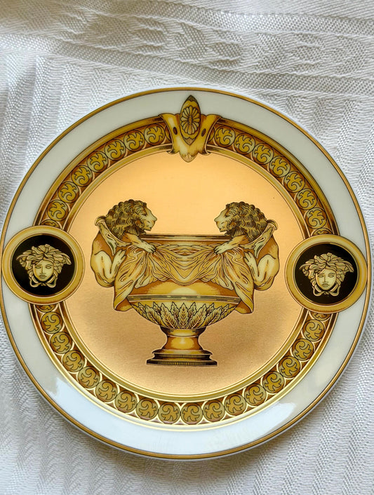 Versace x Rosenthal, Original Rosenthal for Versace porcelain tray from the “Prestige Gala” collection