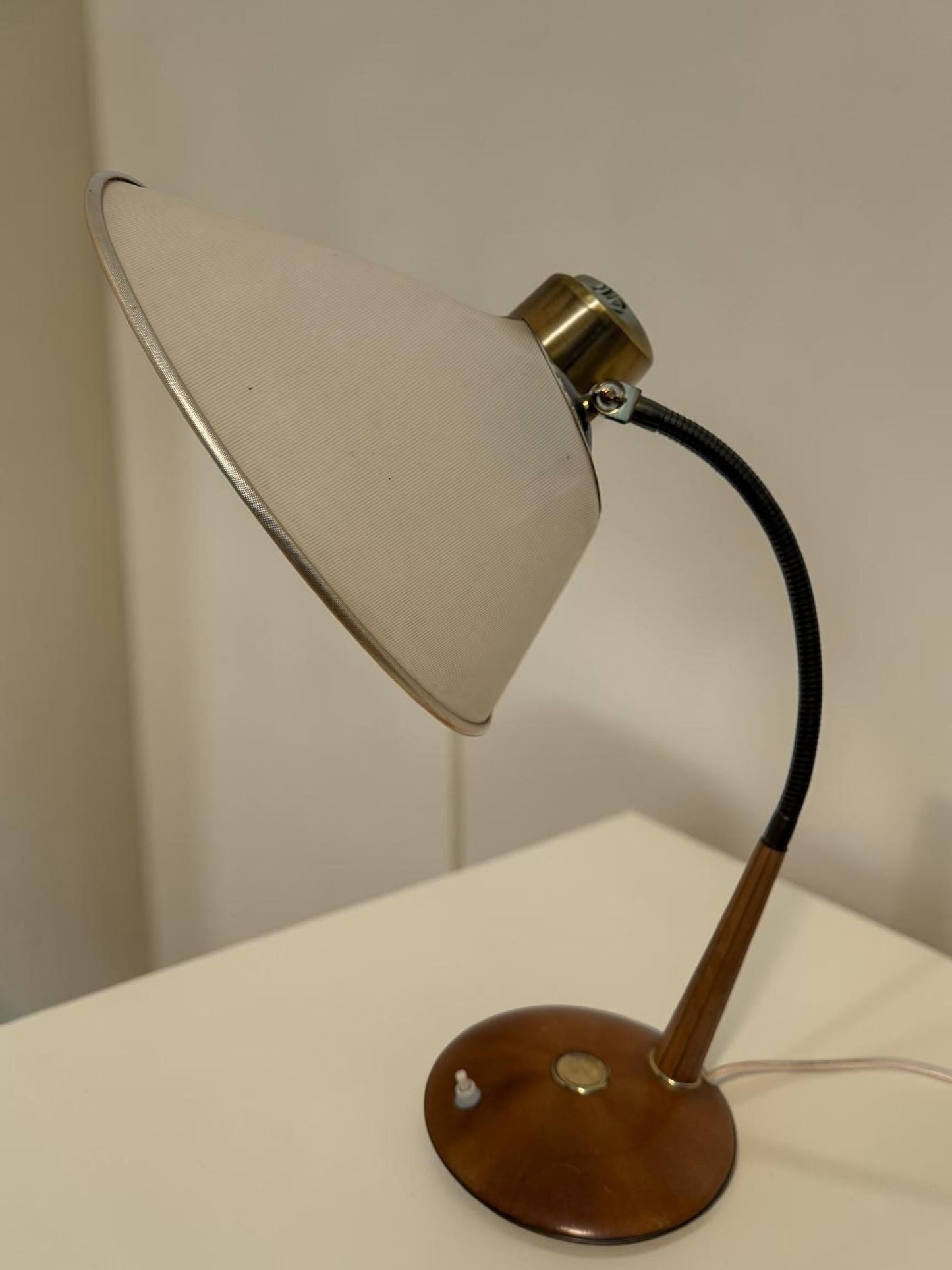 TEMDE Swiss Vintage 50s TableLamp, Mid-Century table desk Light luxury designer lamp