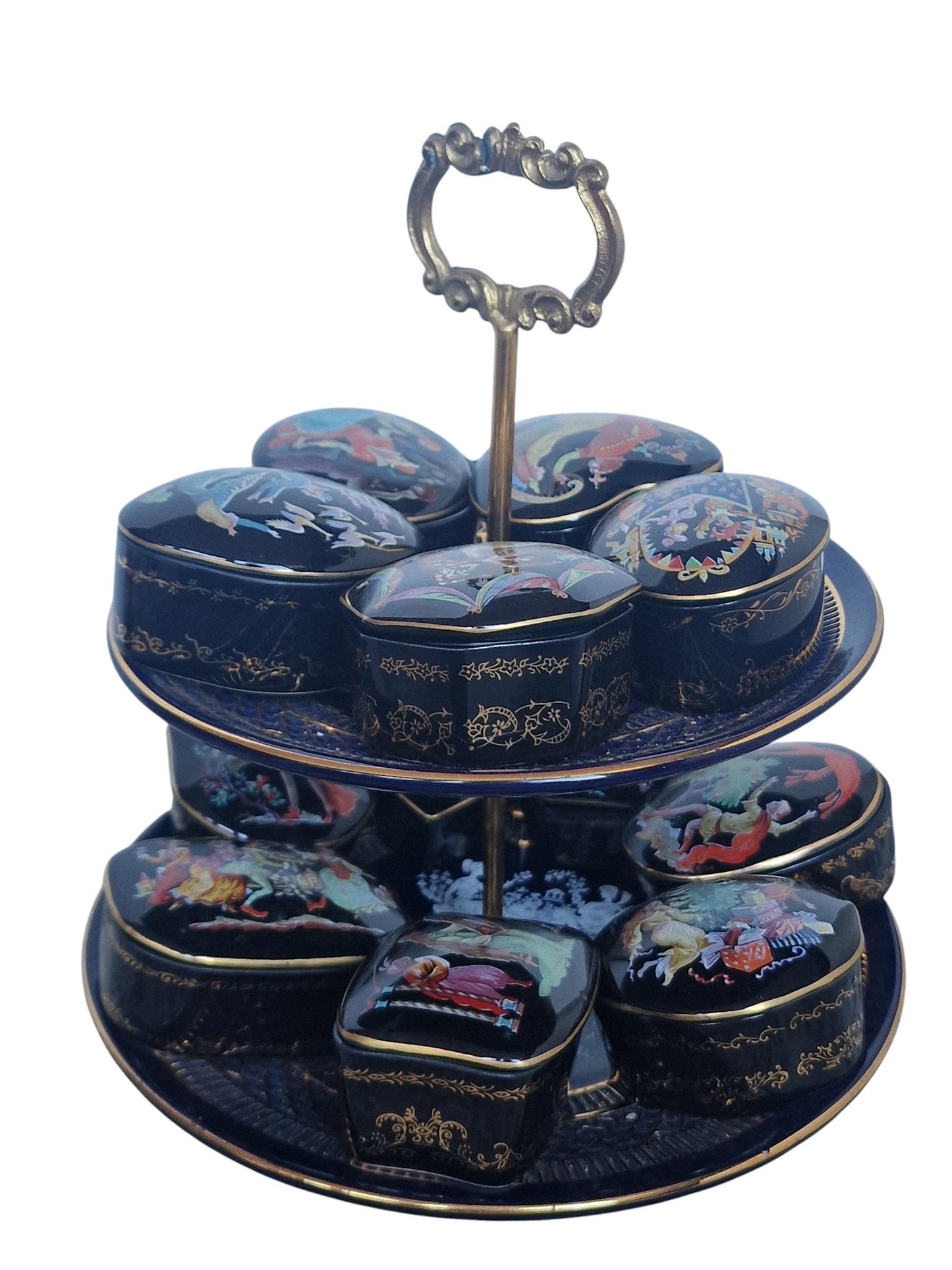 Tsjaikovski 12 x ballet master piece musicboxes by Natasha BESHENKOVSKY, complete collection