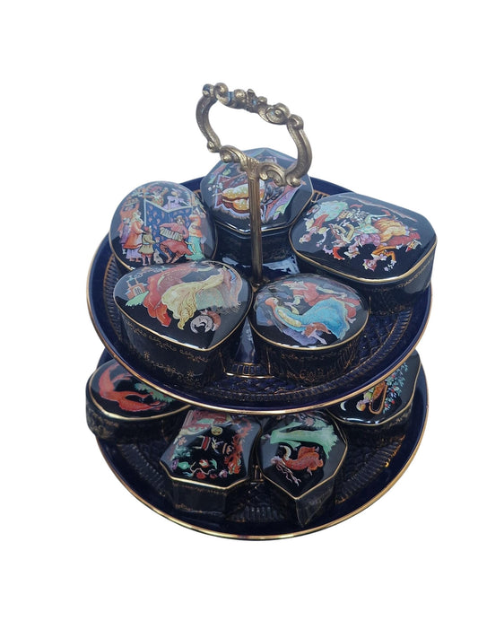 Tsjaikovski 12 x ballet master piece musicboxes by Natasha BESHENKOVSKY, complete collection