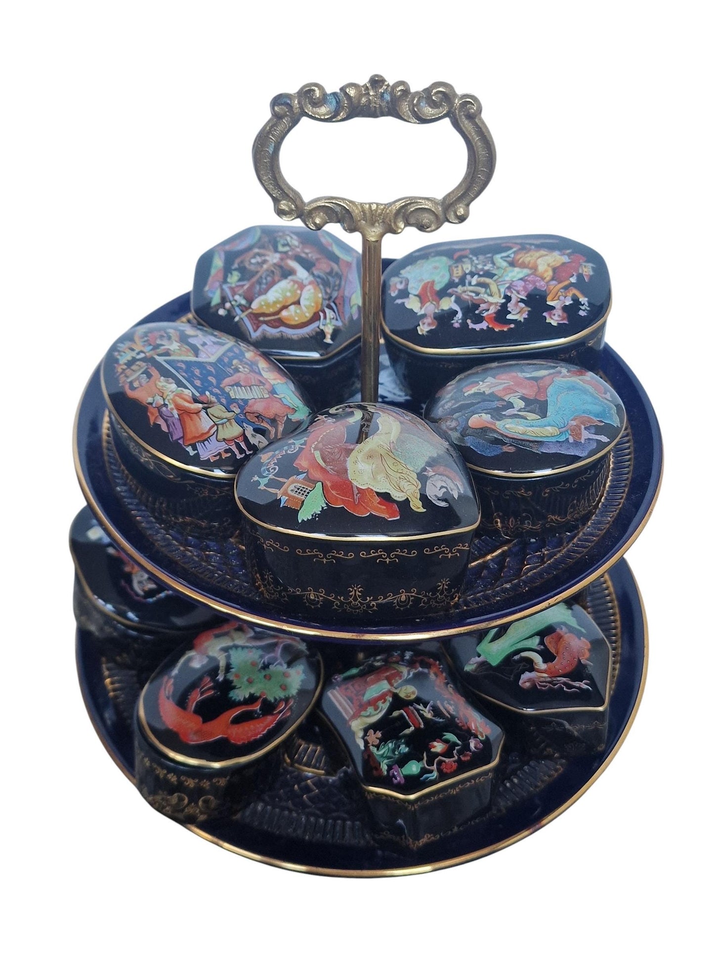 Tsjaikovski 12 x ballet master piece musicboxes by Natasha BESHENKOVSKY, complete collection