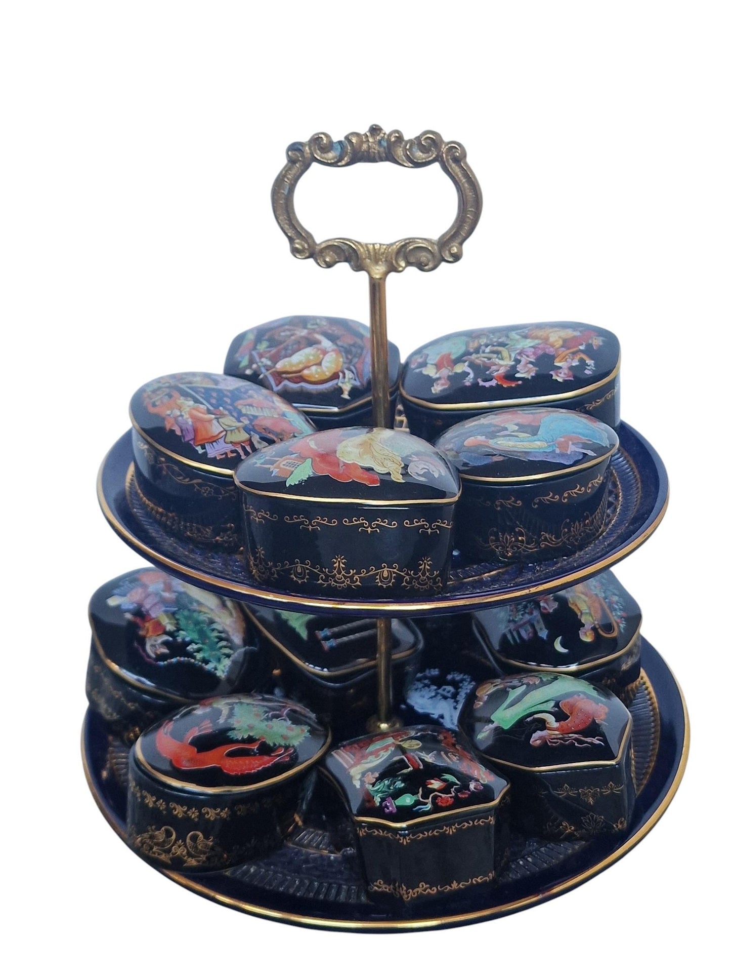 Tsjaikovski 12 x ballet master piece musicboxes by Natasha BESHENKOVSKY, complete collection