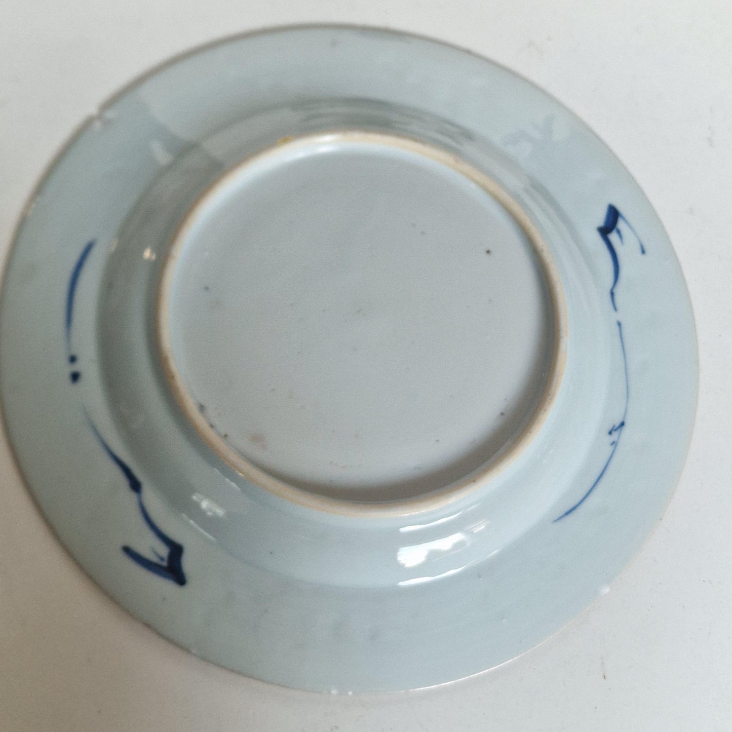 18th Century Chinese Export Porcelain Plate – Qianlong ca. 1760–1790 – Hand-Painted Blue & White
