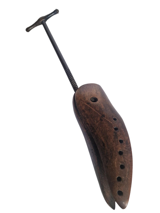 19th Century Antique Wooden Shoe Stretcher, shoe maker tool