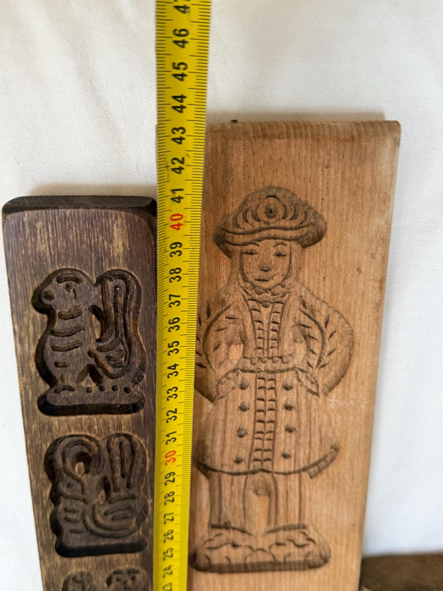 Antique Dutch mill Speculaas wood Cookie Mold Set wooden handcarved kitchen shelf, holland Mold Set Hand-Carved Wooden baking cake Boards