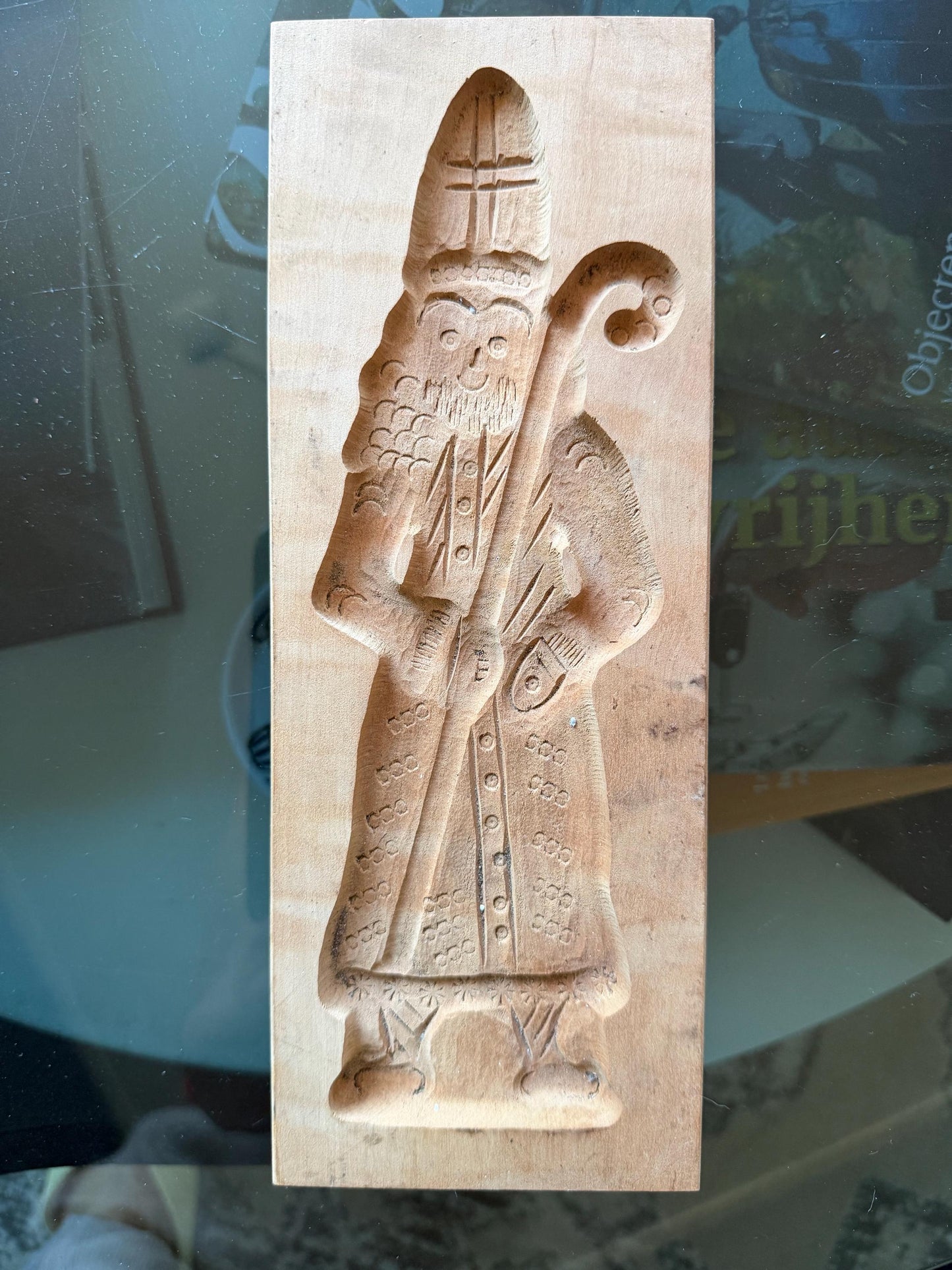 Antique Dutch Speculaas sinterklaas wood Cookie Mold Set wooden handcarved kitchen shelf, holland  Hand-Carved Wooden baking cake Boards