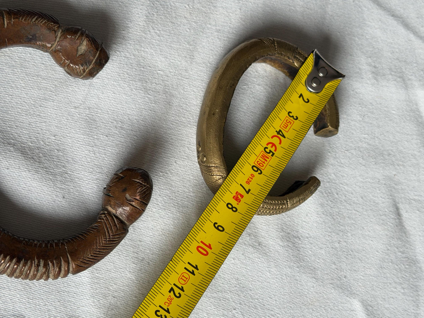 Manilla Century Copper Bronze Manilla Currency Bracelet Ethnographic Arm Ring, heavy manille tradegood 19th money