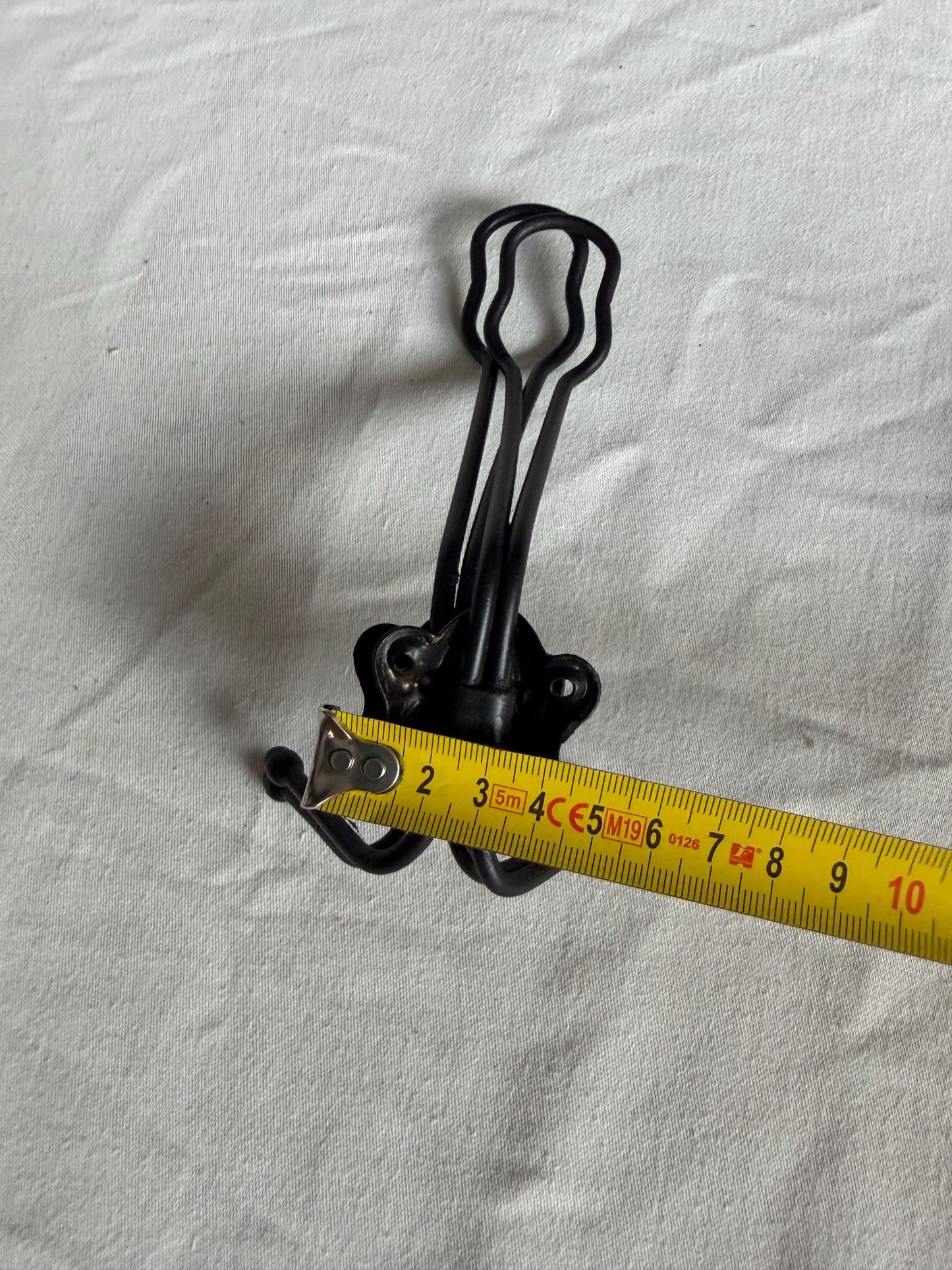 Vintage Dutch Coat Hooks Set of 4, Double Hooks