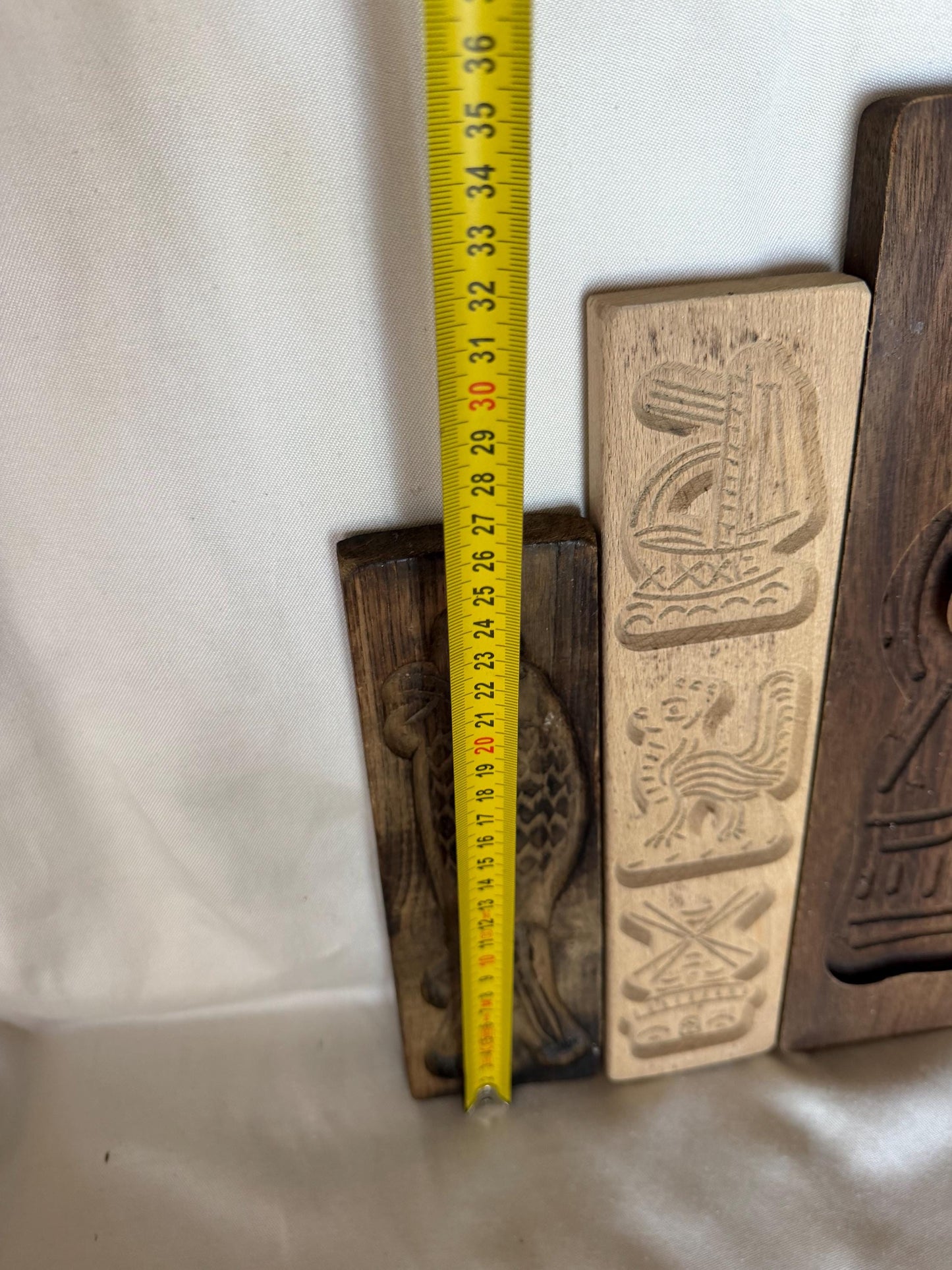 Antique Dutch Speculaas wood Cookie Mold Set wooden handcarved kitchen shelf, Antique holland Mold Set Hand-Carved Wooden baking cake Boards