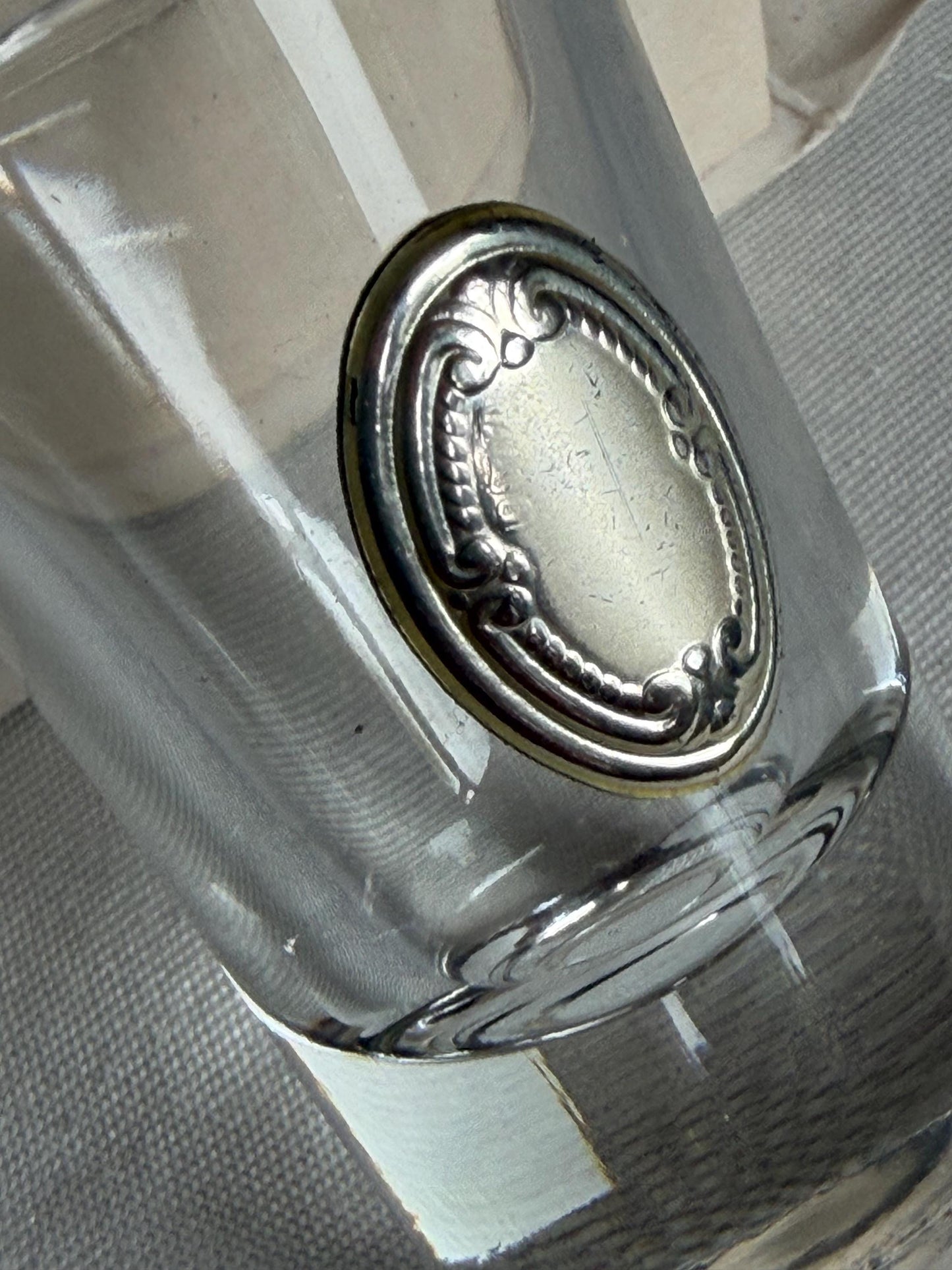 Limoncello 925 silver glasses, liquer crystal , vintage italy,
