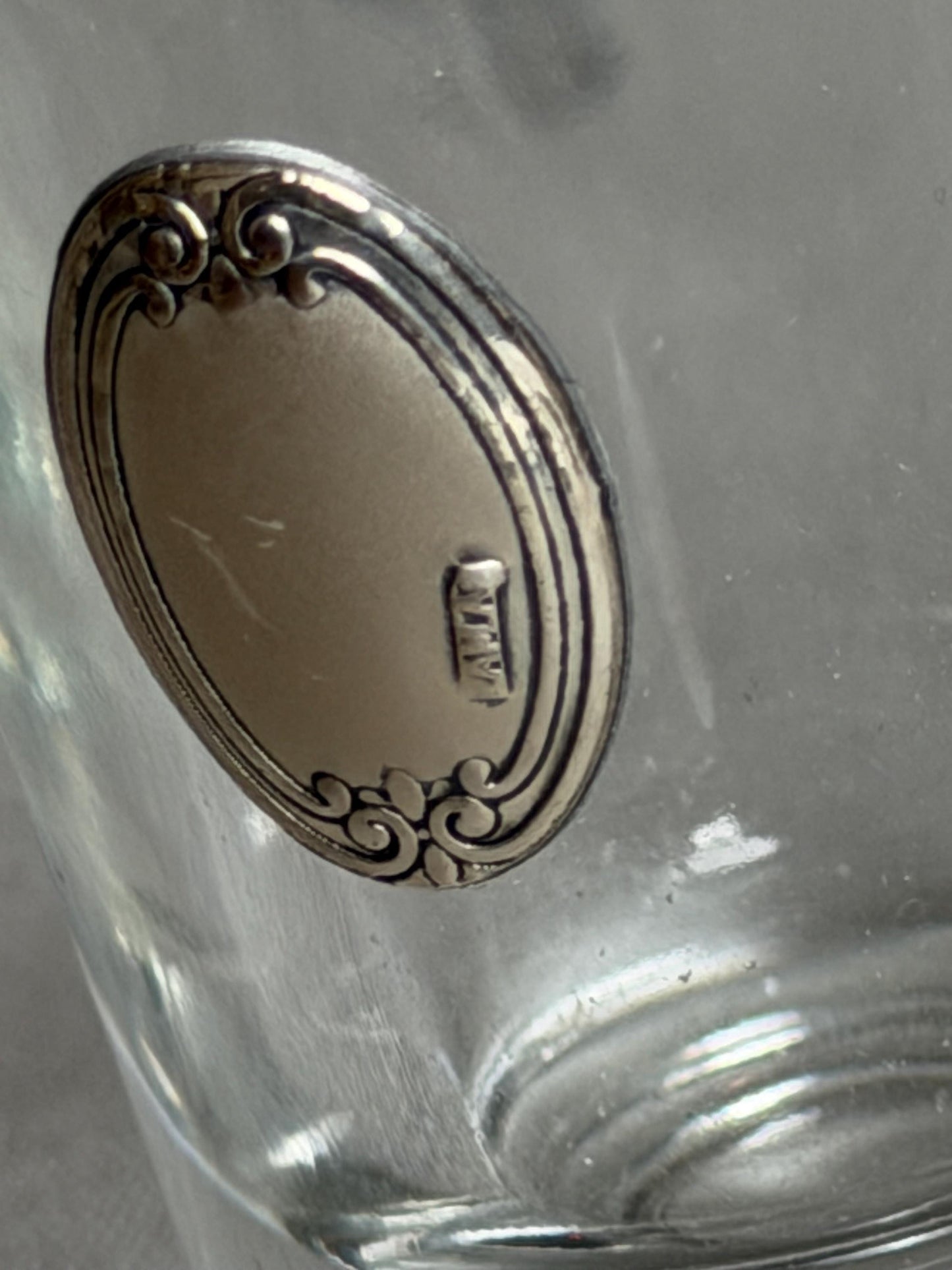 Limoncello drinking game,  925 silver glasses, liquer crystal , vintage italy,