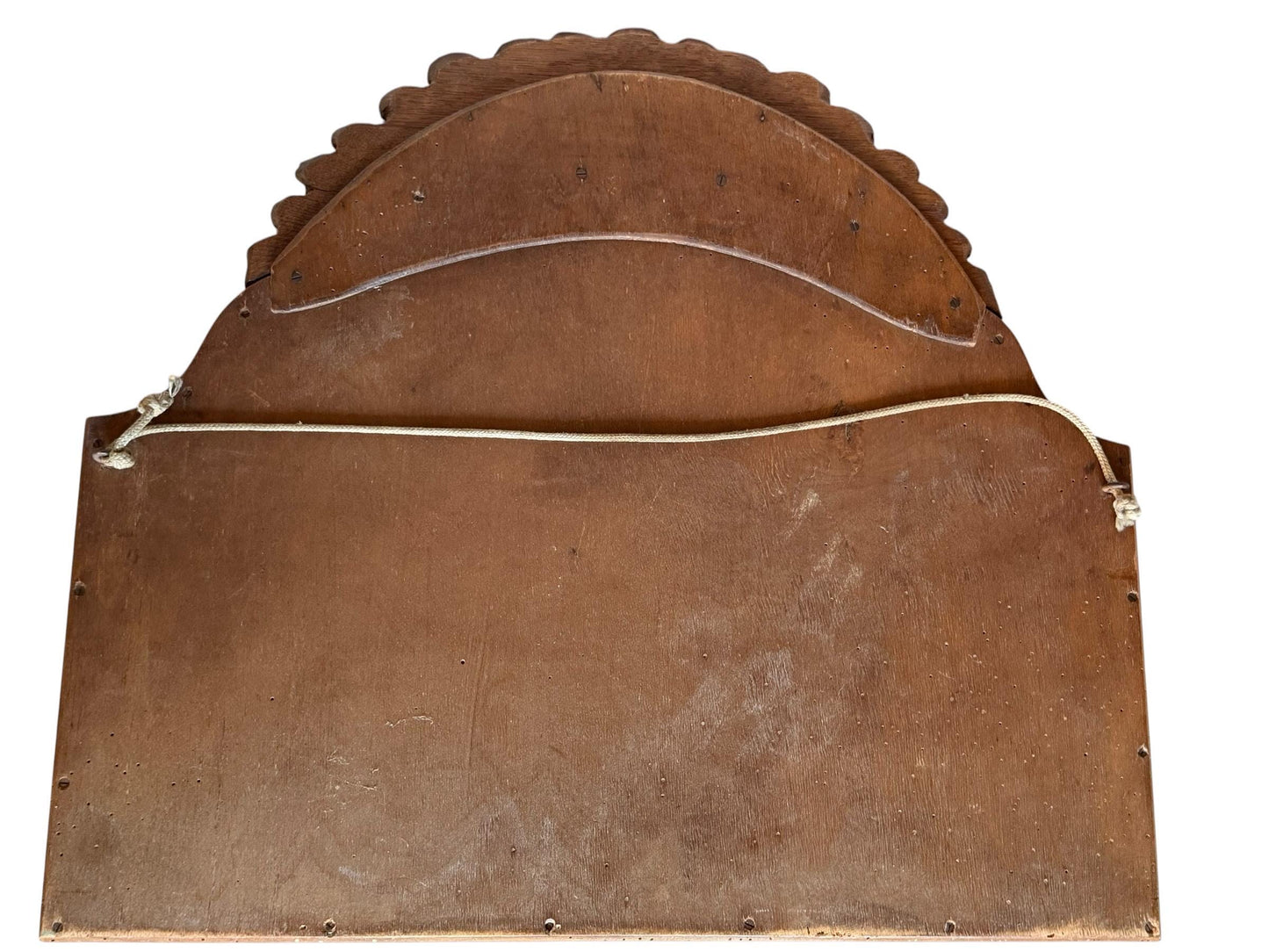 Antique Dutch Soester Mirror with Carved Crest and Bevelled Glass – 19th Century, traditional mirror, used as farmhouse and overmantel