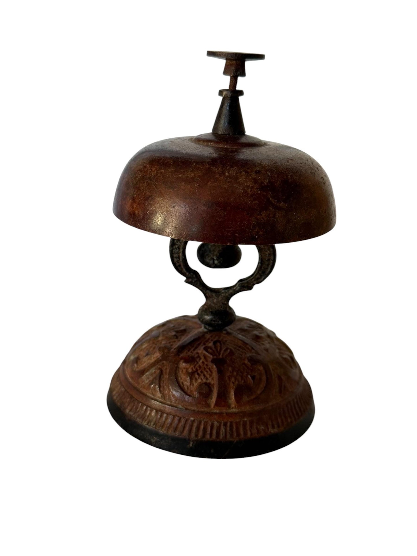 Antique Hotel Desk Bell, Art Nouveau Clerk Counter Bell, 1900s. Hotelbell