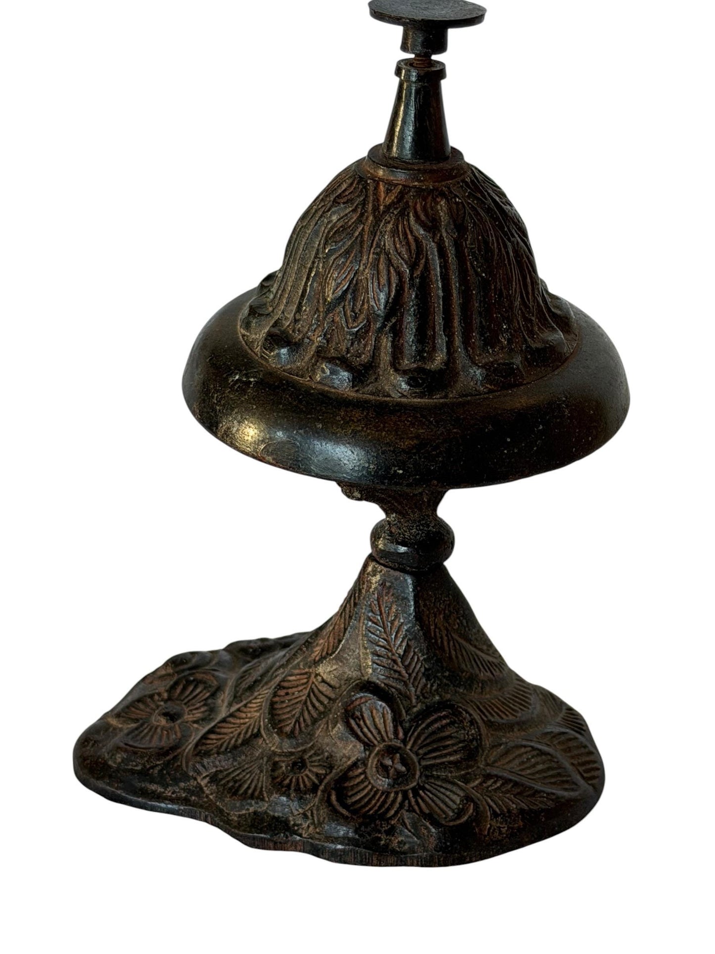 Antique Hotel Desk Bell, Art Nouveau Clerk Counter Bell, 1900s. Hotelbell
