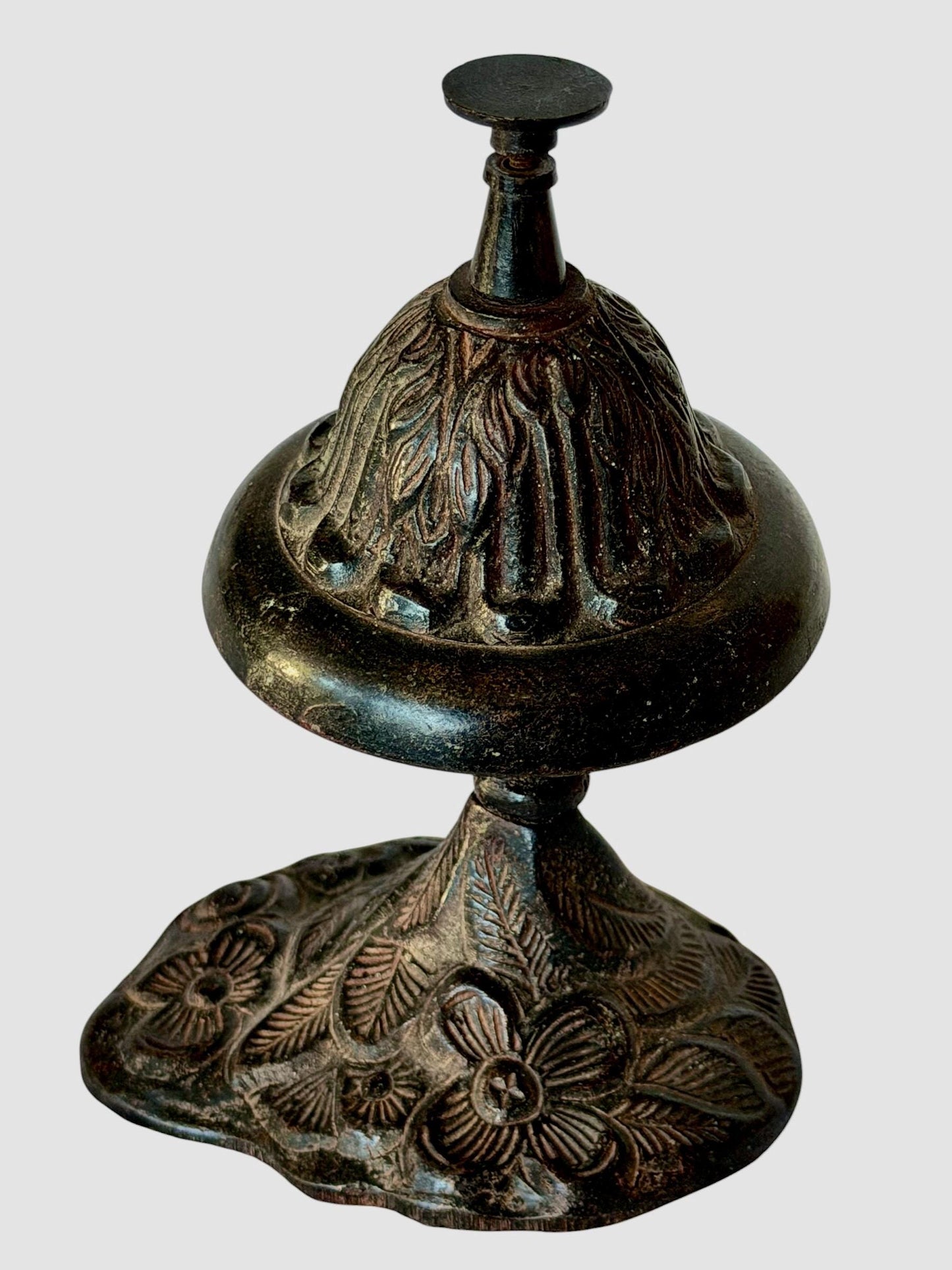 Antique Hotel Desk Bell, Art Nouveau Clerk Counter Bell, 1900s. Hotelbell