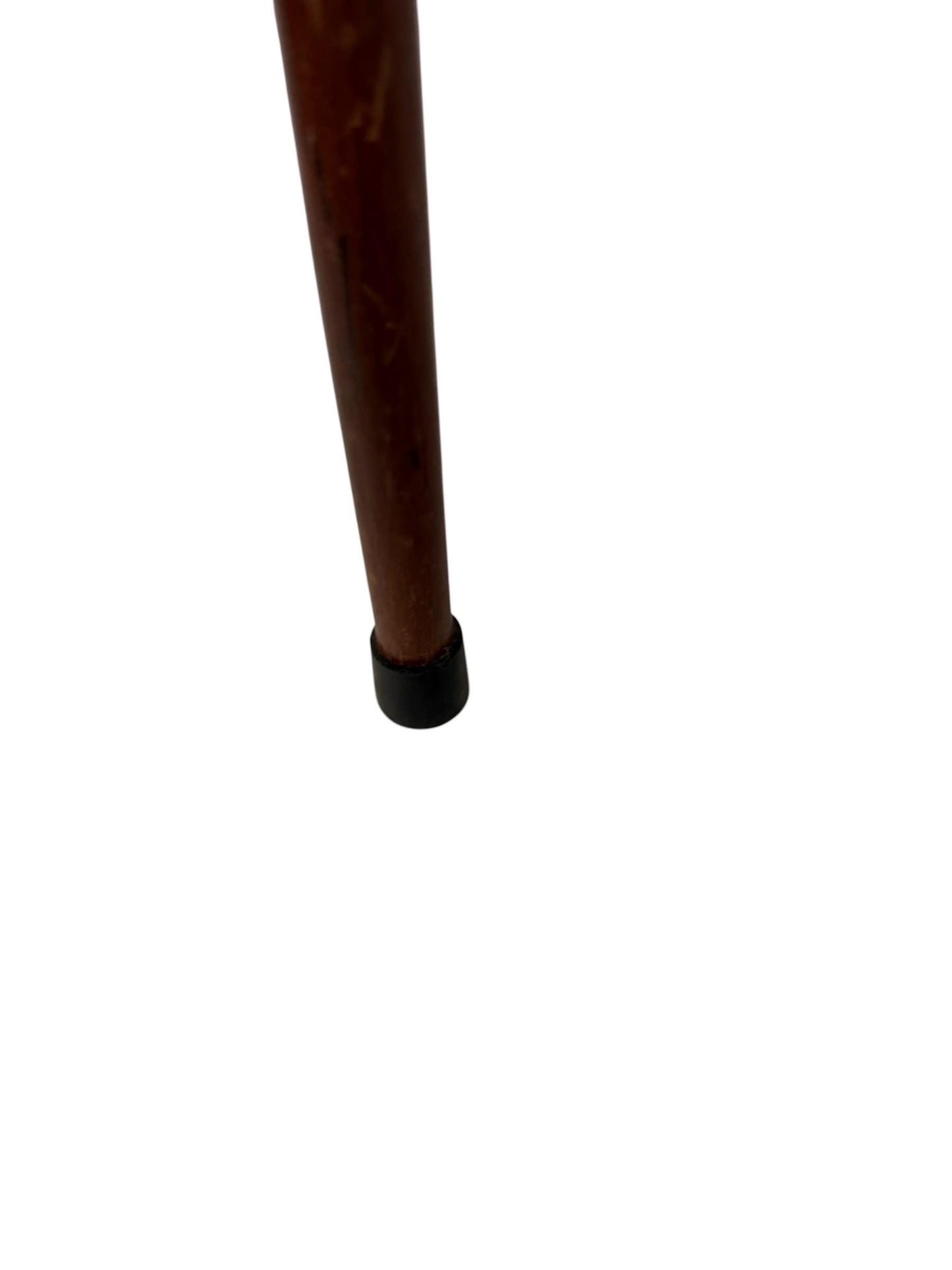 antique walking cane stick with copper dog , european collection, gentlemen's flannel stick. 89 cm