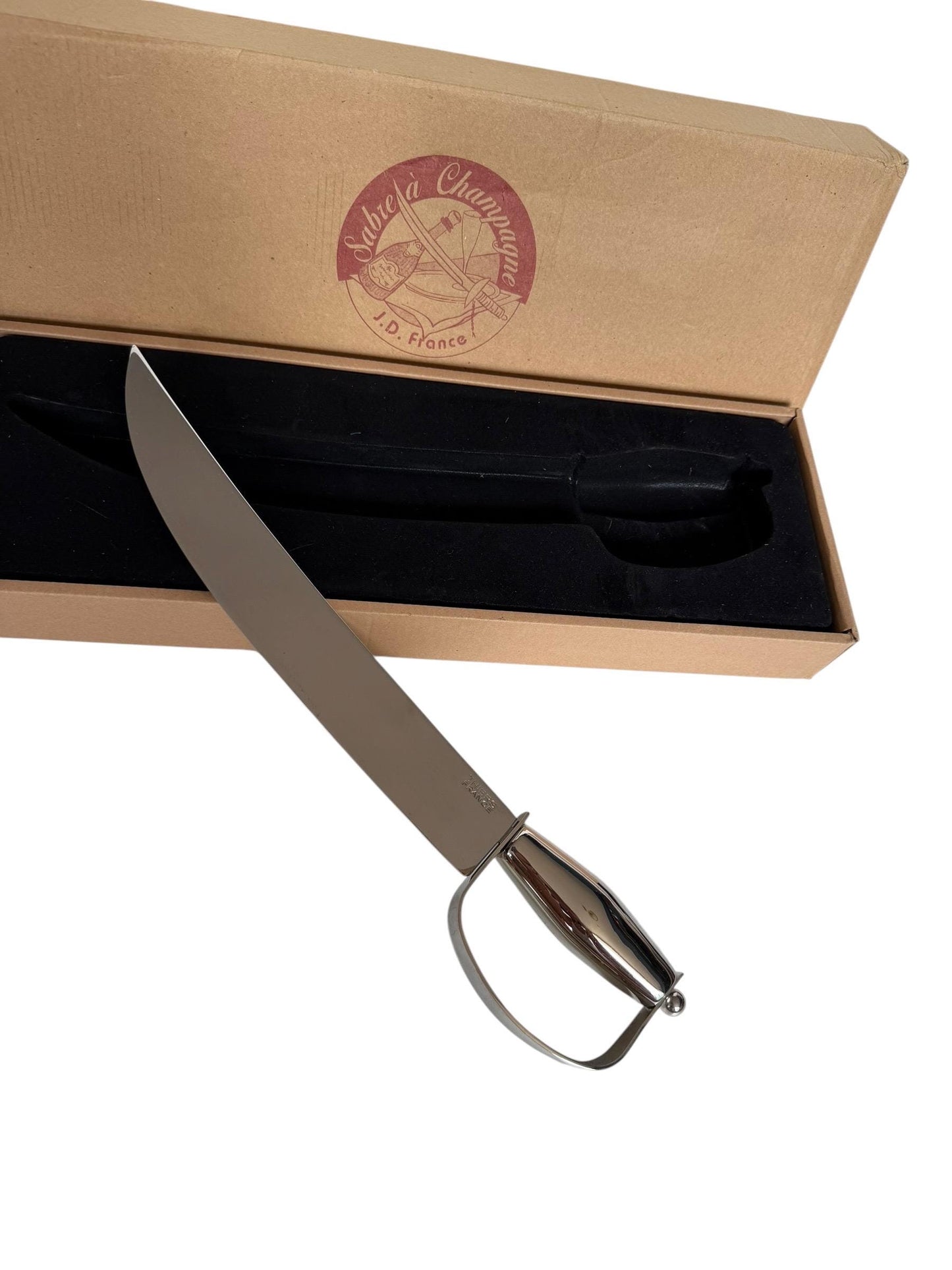 Vintage French Silver Plated Champagne Saber – Sabre à Champagne, Thiers France, J.D. France, Original Box