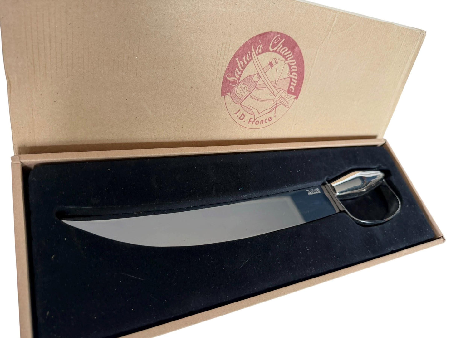 Vintage French Silver Plated Champagne Saber – Sabre à Champagne, Thiers France, J.D. France, Original Box