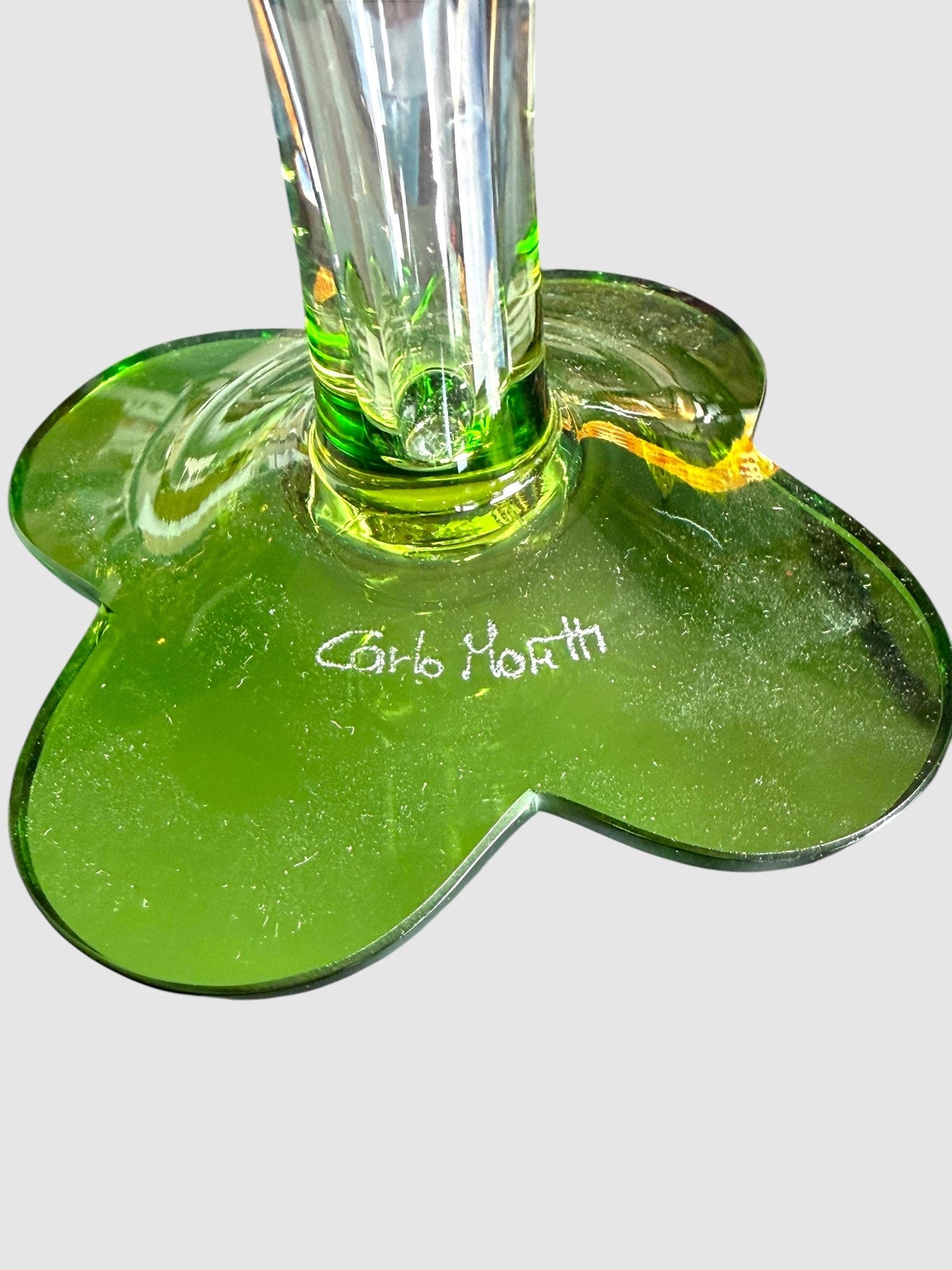 Set of 6 Carlo Moretti Murano Champagne Flutes, Signed Collectible Stem Glass exclusive designer luxury tableware Festa Colorata BICCHIERI