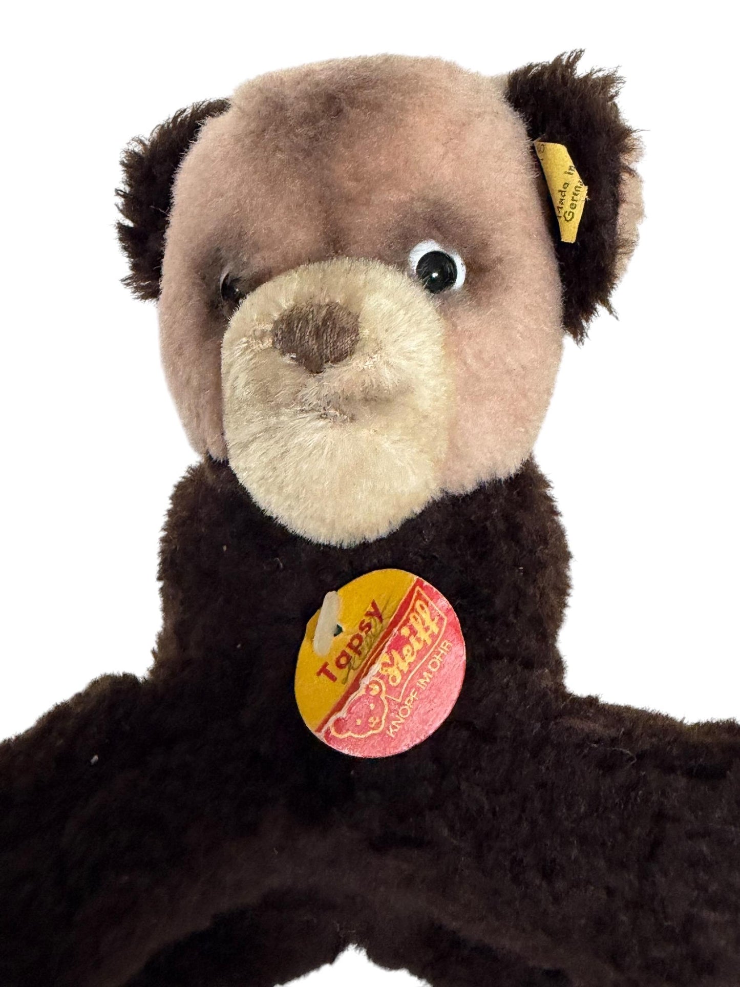 Steiff bear vintage, tapsy, old  beestje met label toy nr 6013.00 baby