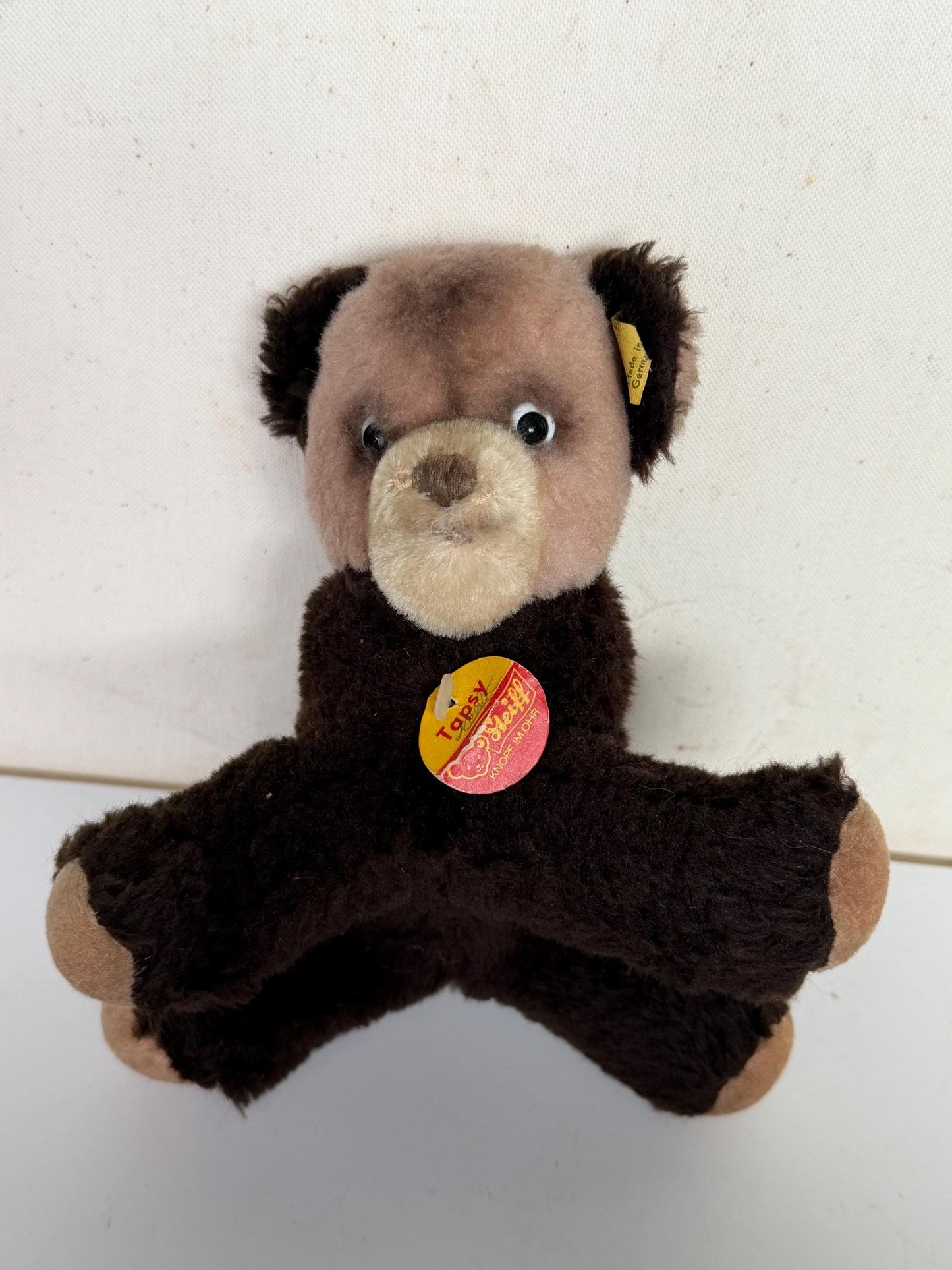 Steiff bear vintage, tapsy, old  beestje met label toy nr 6013.00 baby