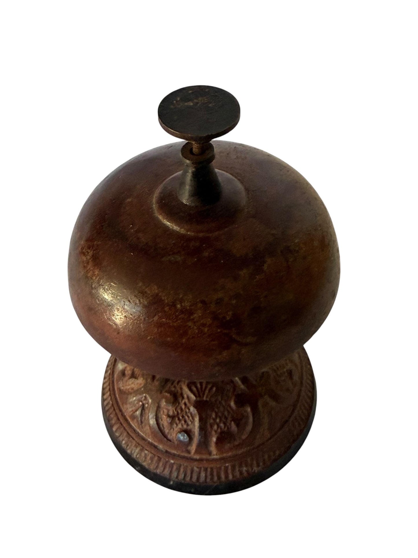 Antique Hotel Desk Bell, Art Nouveau Clerk Counter Bell, 1900s. Hotelbell