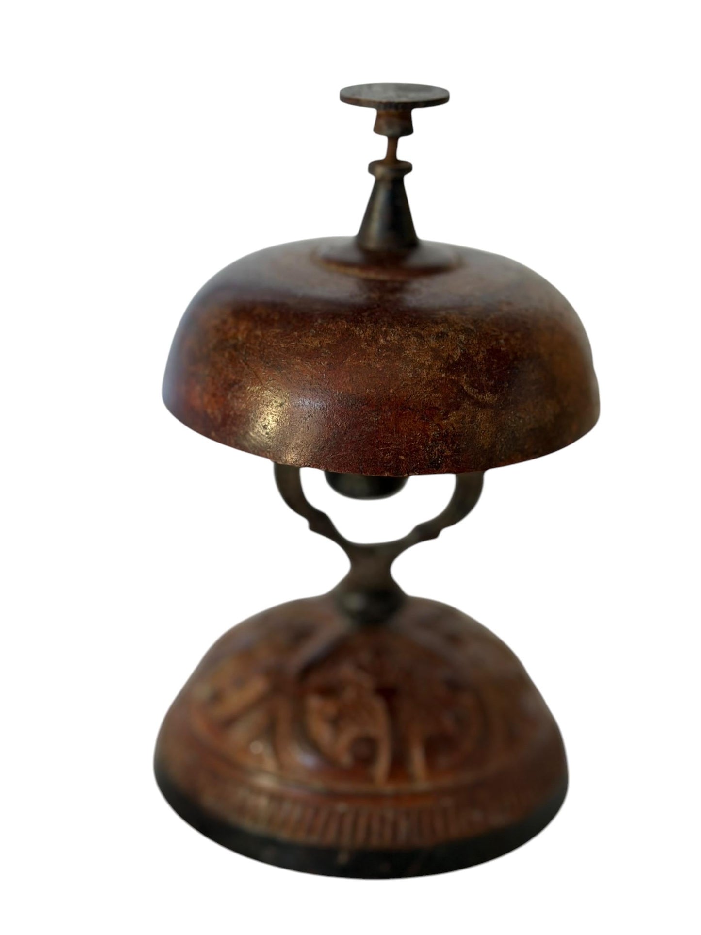 Antique Hotel Desk Bell, Art Nouveau Clerk Counter Bell, 1900s. Hotelbell
