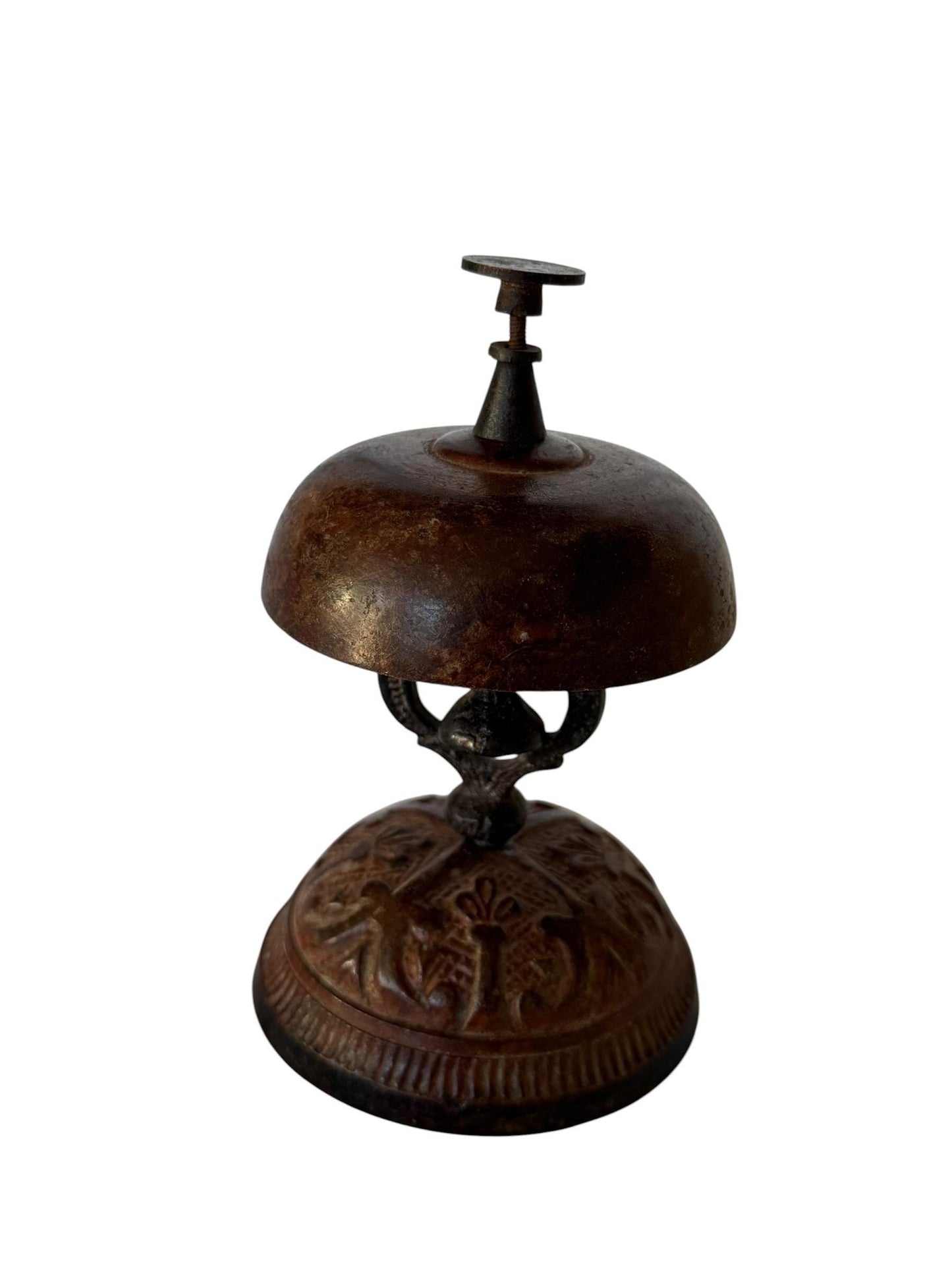 Antique Hotel Desk Bell, Art Nouveau Clerk Counter Bell, 1900s. Hotelbell