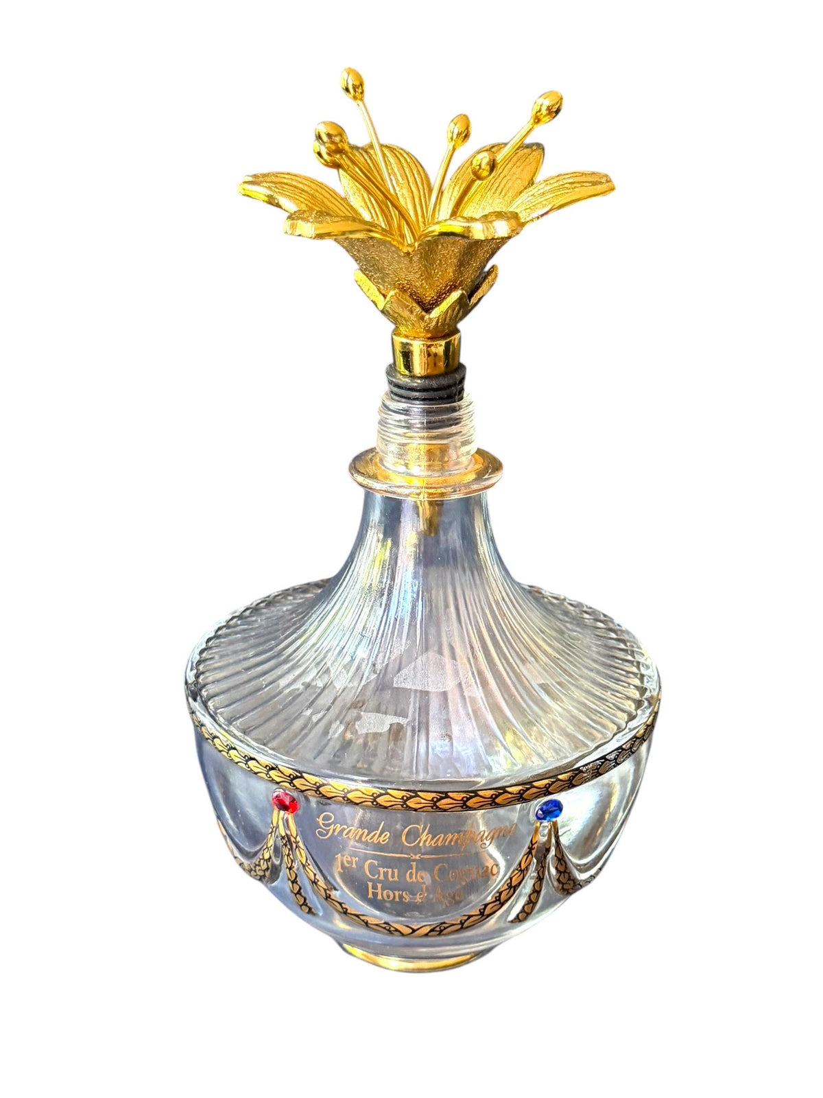 Imperial Faberge Collection Grande Champagne Cognac Decanter with POLS  Lilly  POTTEN Stopper