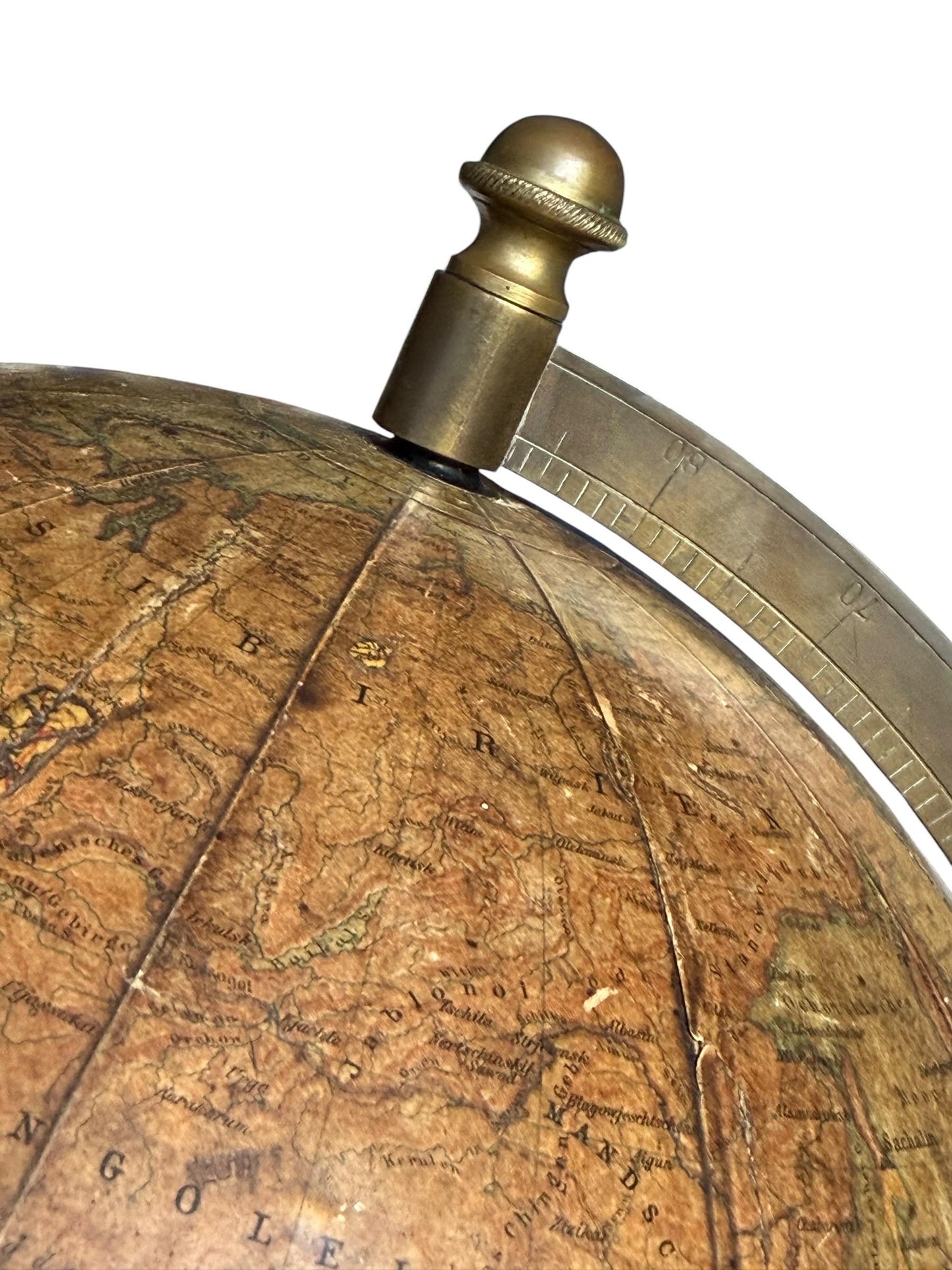 Antique Dietrich Reimer Terrestrial Globe Berlin c. 1914 – 33 cm Pre-WWI Erdglobus