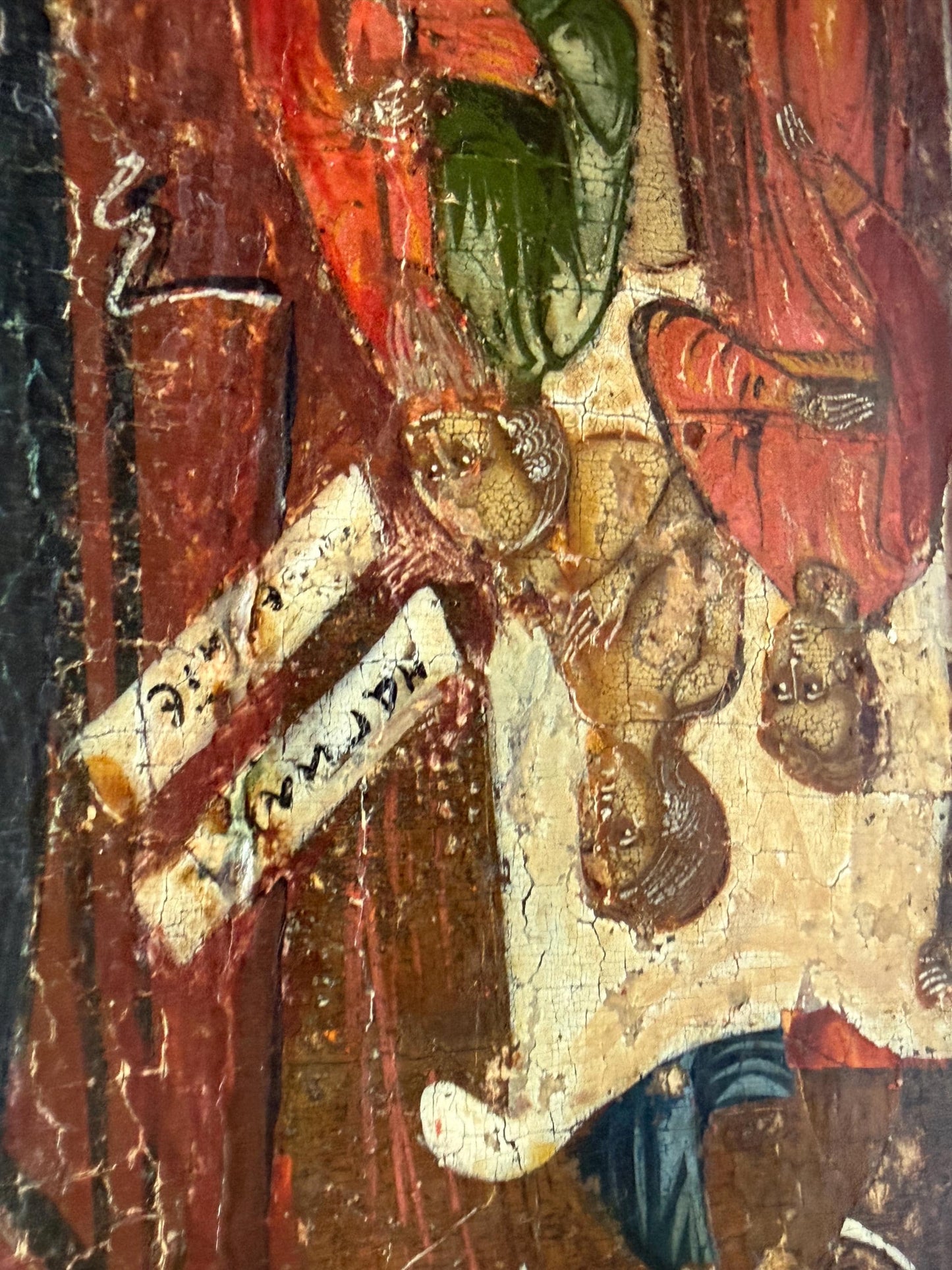 Antique Icon,  Egg Tempera, Orthodox 19th Century Orthodox Icon – Mother of God “Joy of All Who Sorrow”