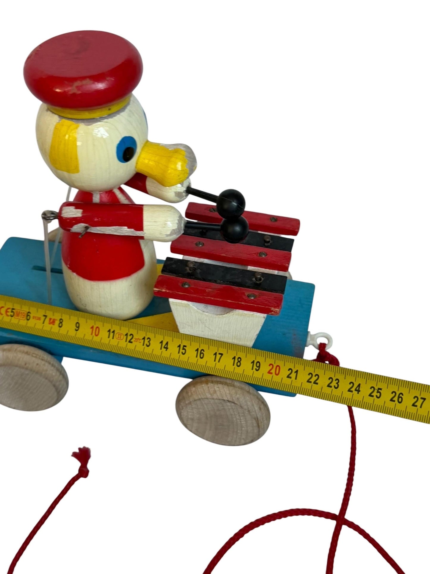 Vintage MIVA Vacov Wooden Xylophone Duck Pull Toy – Czechoslovakia 1960s