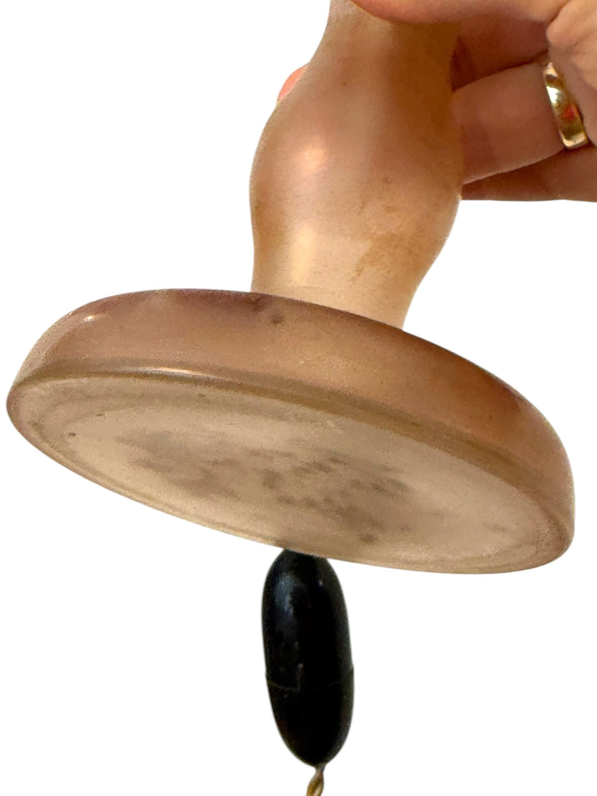 Art Deco romantic Cameo Glass Table Lamp with Blackberry Decoration, circa 1920–1930