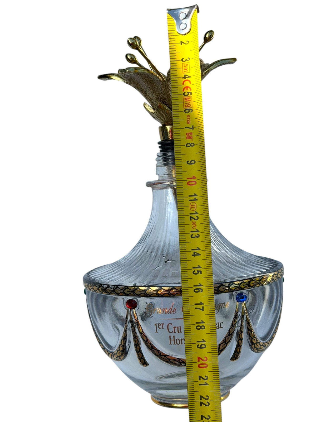 Imperial Faberge Collection Grande Champagne Cognac Decanter with POLS  Lilly  POTTEN Stopper