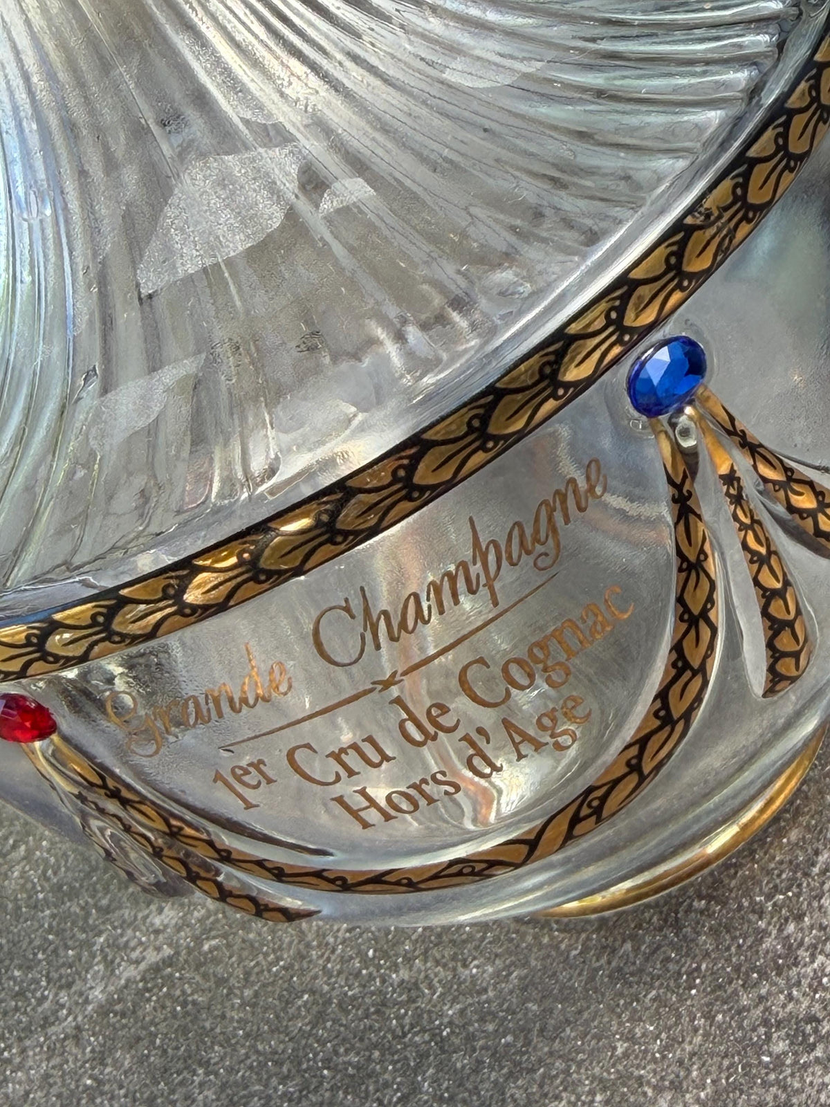 Imperial Faberge Collection Grande Champagne Cognac Decanter with POLS  Lilly  POTTEN Stopper