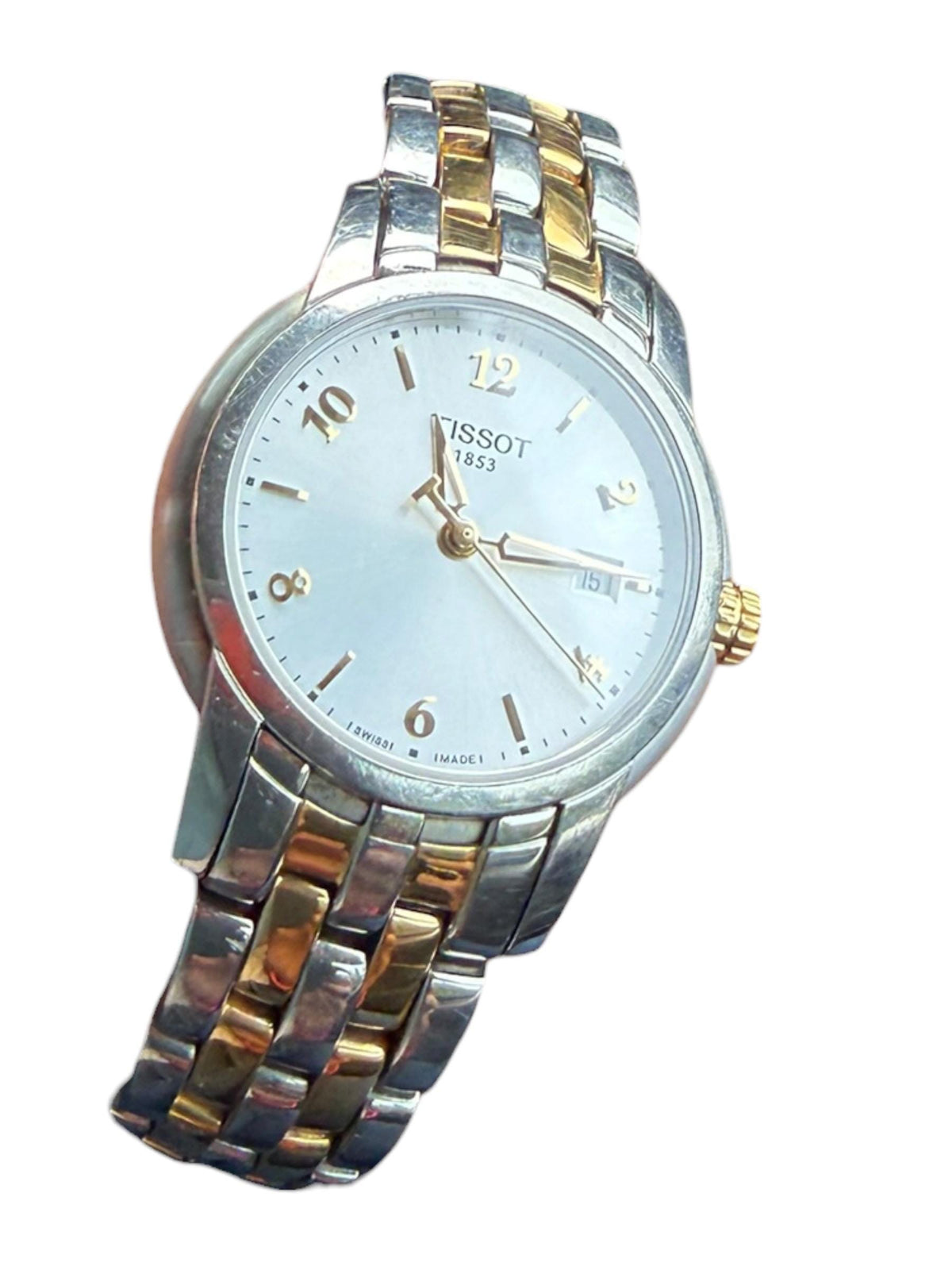 Tissot Ballade III Ladies Two Tone Quartz Watch T031.210 – Sapphire Crystal Swiss Made switserland perfect