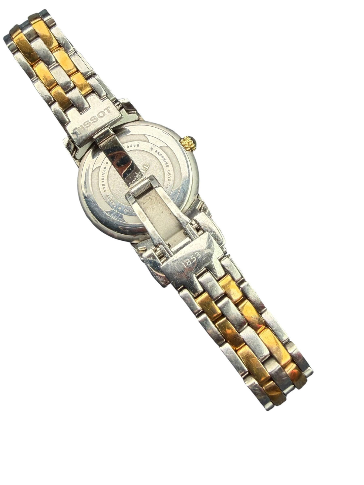 Tissot Ballade III Ladies Two Tone Quartz Watch T031.210 – Sapphire Crystal Swiss Made switserland perfect