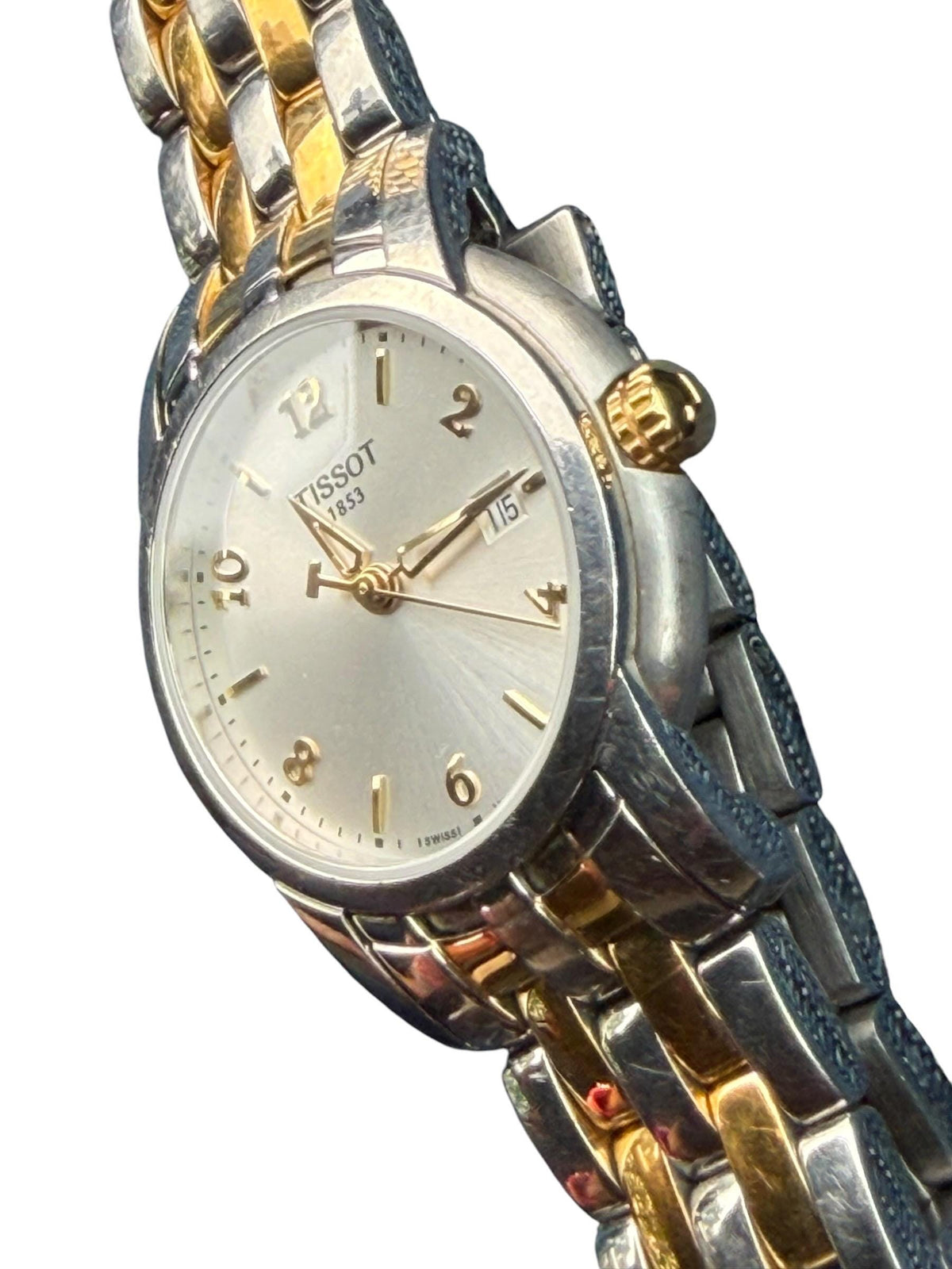 Tissot Ballade III Ladies Two Tone Quartz Watch T031.210 – Sapphire Crystal Swiss Made switserland perfect