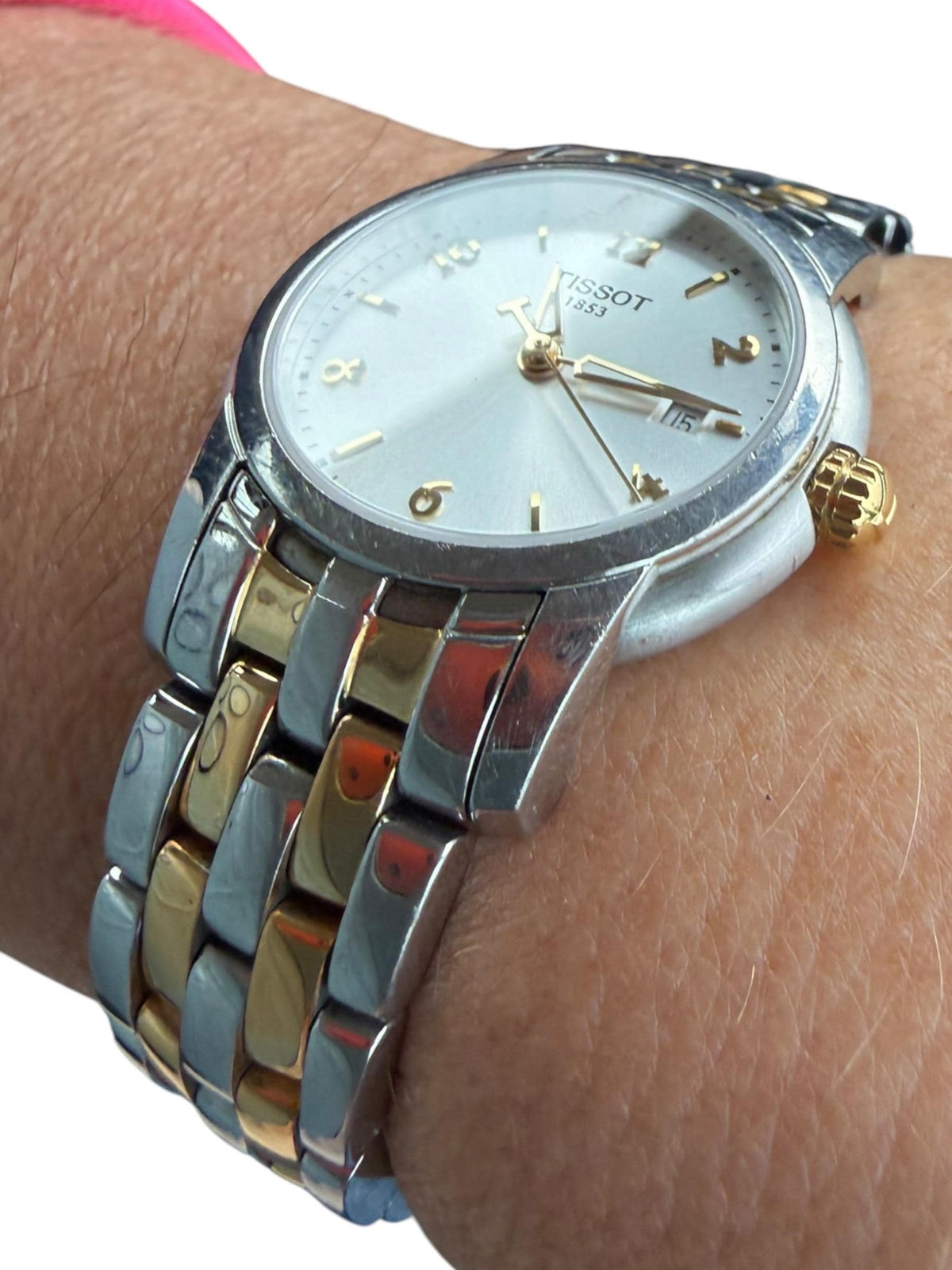 Tissot Ballade III Ladies Two Tone Quartz Watch T031.210 – Sapphire Crystal Swiss Made switserland perfect