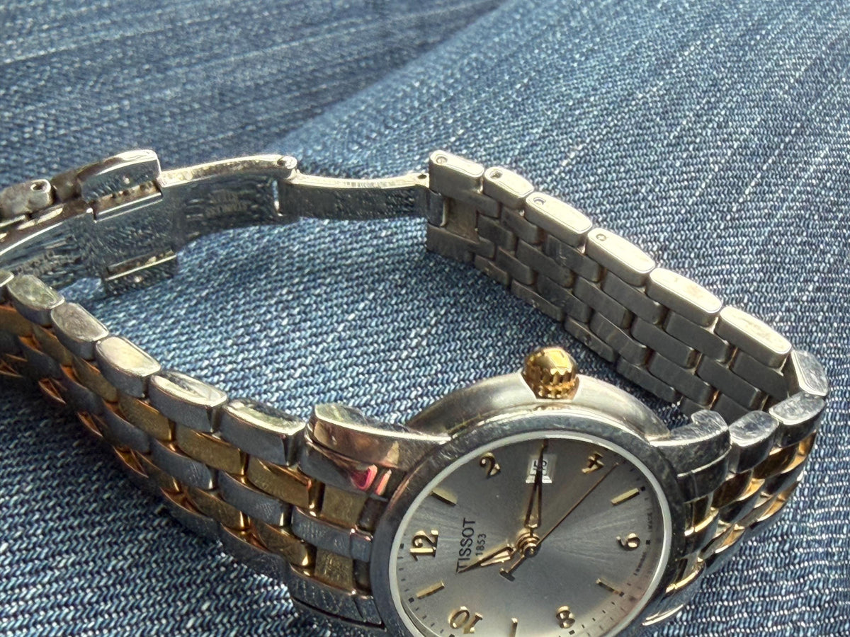 Tissot Ballade III Ladies Two Tone Quartz Watch T031.210 – Sapphire Crystal Swiss Made switserland perfect