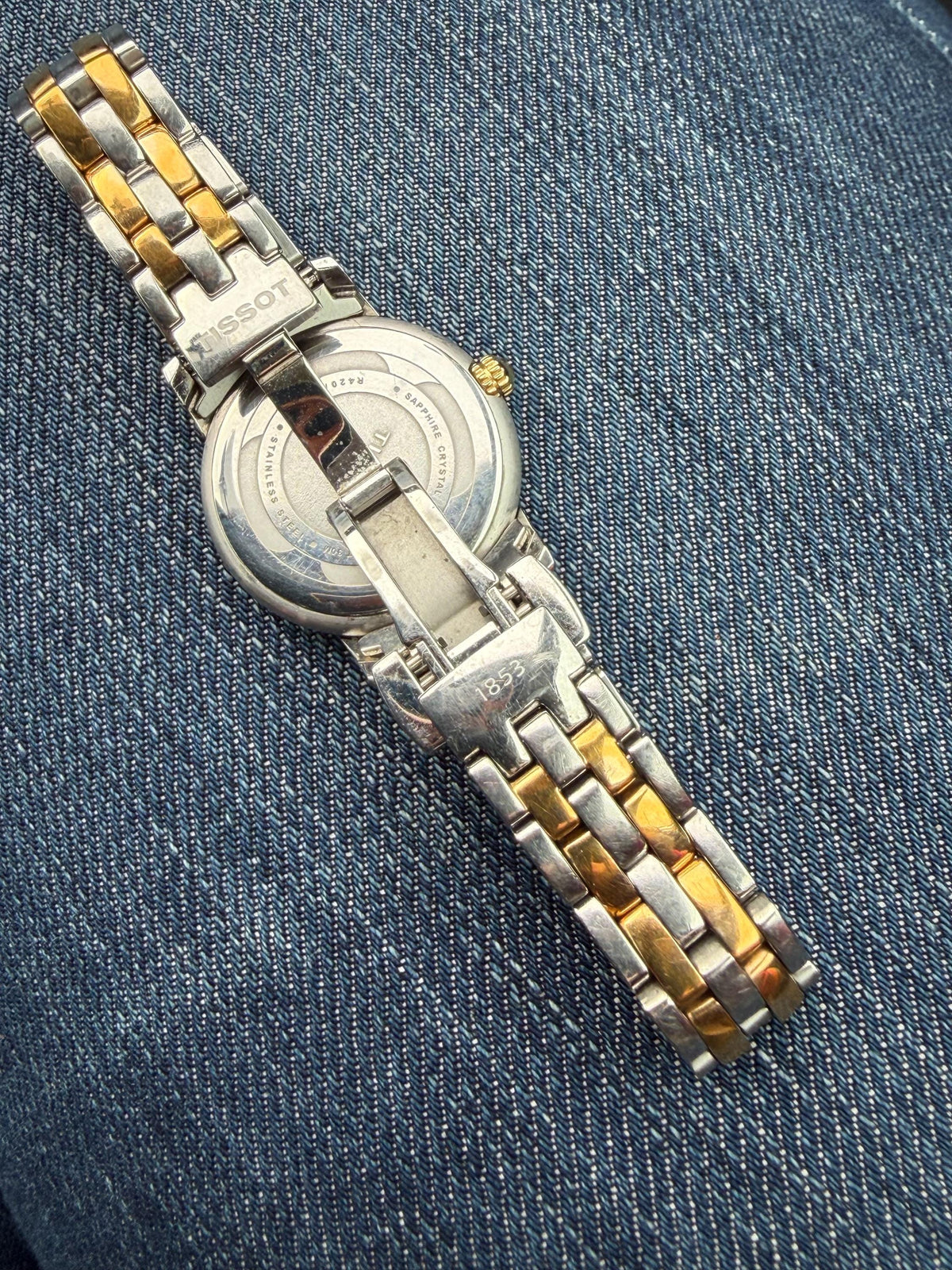 Tissot Ballade III Ladies Two Tone Quartz Watch T031.210 – Sapphire Crystal Swiss Made switserland perfect