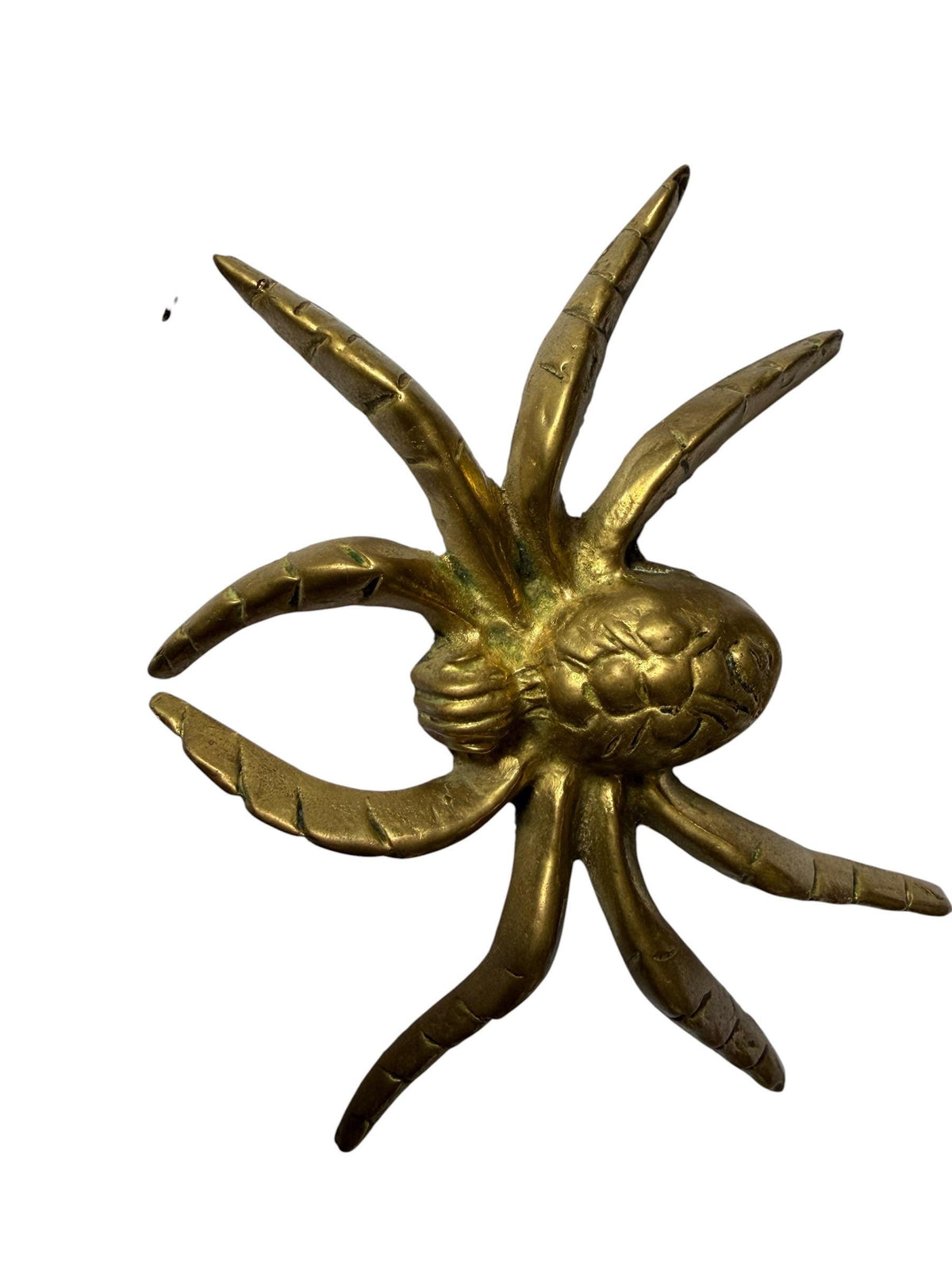 Vintage spider and crab – Set of 5 bronze / brass / copper display figurines - largest 11 cm geleedpotigen collectable items